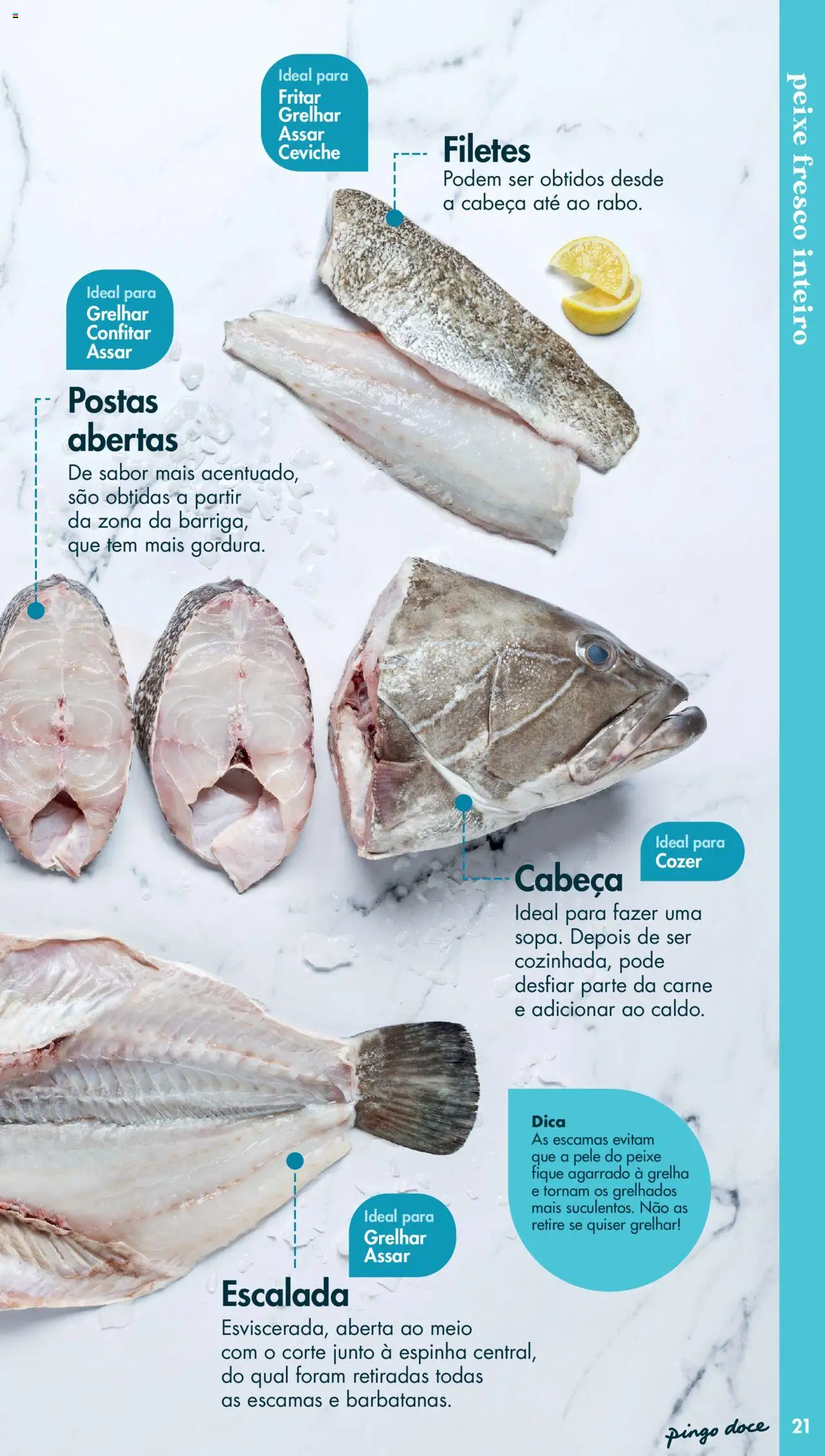 Pingo Doce - Catálogo Peixaria │ válido de 20/05/2025 | Página: 21 | Produtos: Peixe, Carne