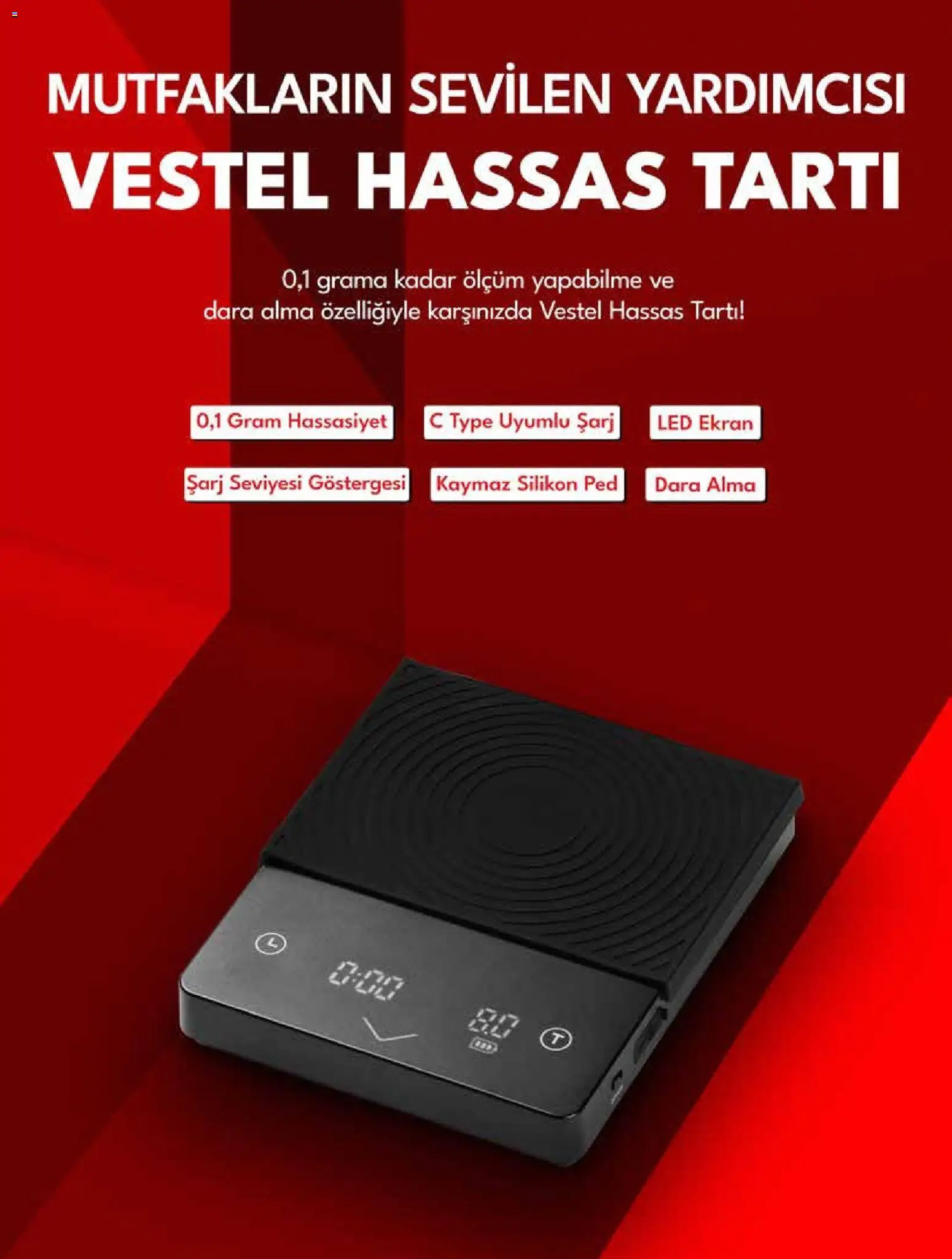 Vestel - Küçük Ev Aletleri - 01 Ağustos 2026 tarihinden itibaren geçerlidir | Sayfa: 13 | Ürünler: Tartı