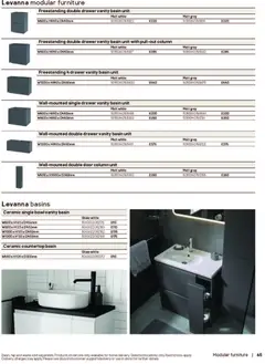 Preview of B&Q - Bathrooms valid from 16.12.2025 | Page: 65 | Products: Door, Single bowl, Bowl