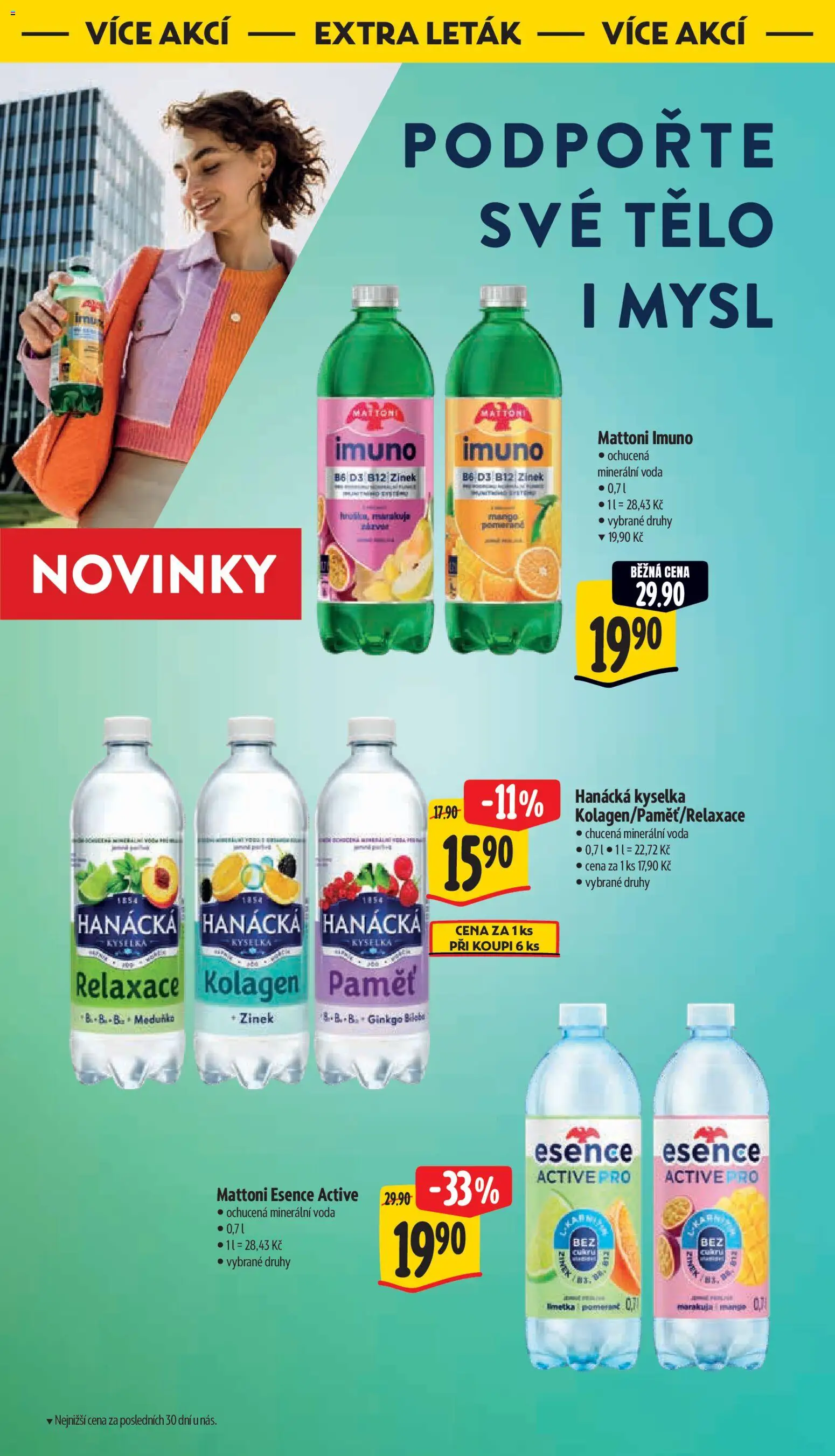 Albert leták - Hypermarket od 22.07.2026 | Strana: 40 | Produkty: Hanácká kyselka, Voda, Kolagen, Minerální voda