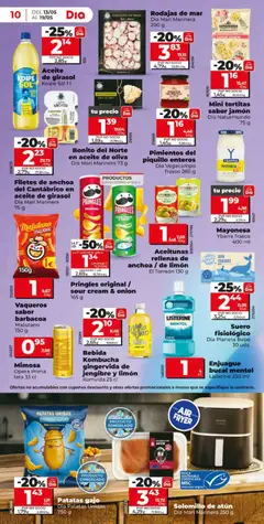 Vista previa Enjuague bucal mentol Listerine 250 ml, Mouthwash menthol, 250ml. válido desde el 13.05.2026 | Página: 10