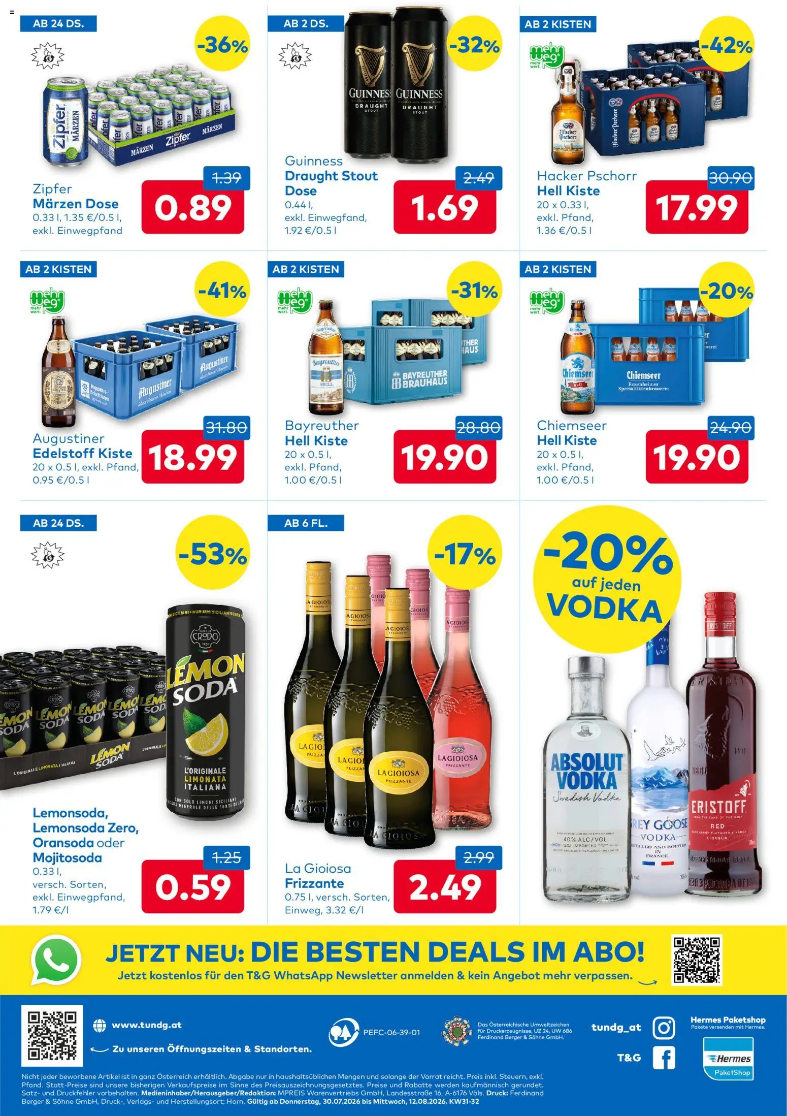 T&G Flugblatt gültig ab 30.07.2026 | Seite: 8