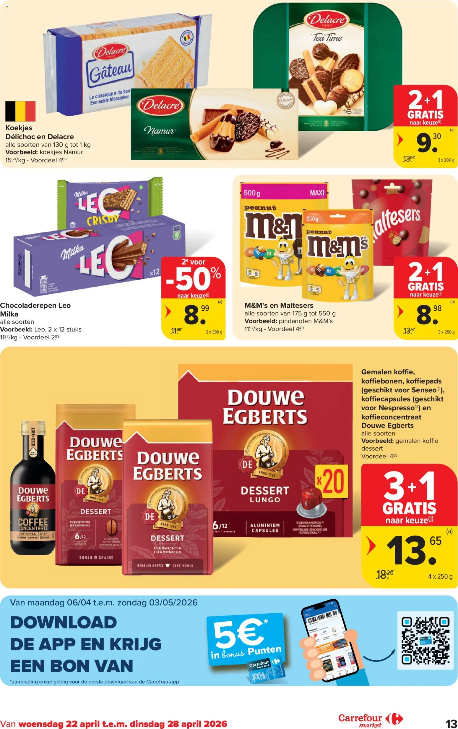 {H1} | Pagina: 13 | Producten: Pindanoten, Koekjes, Csirkecombfile, Koffie