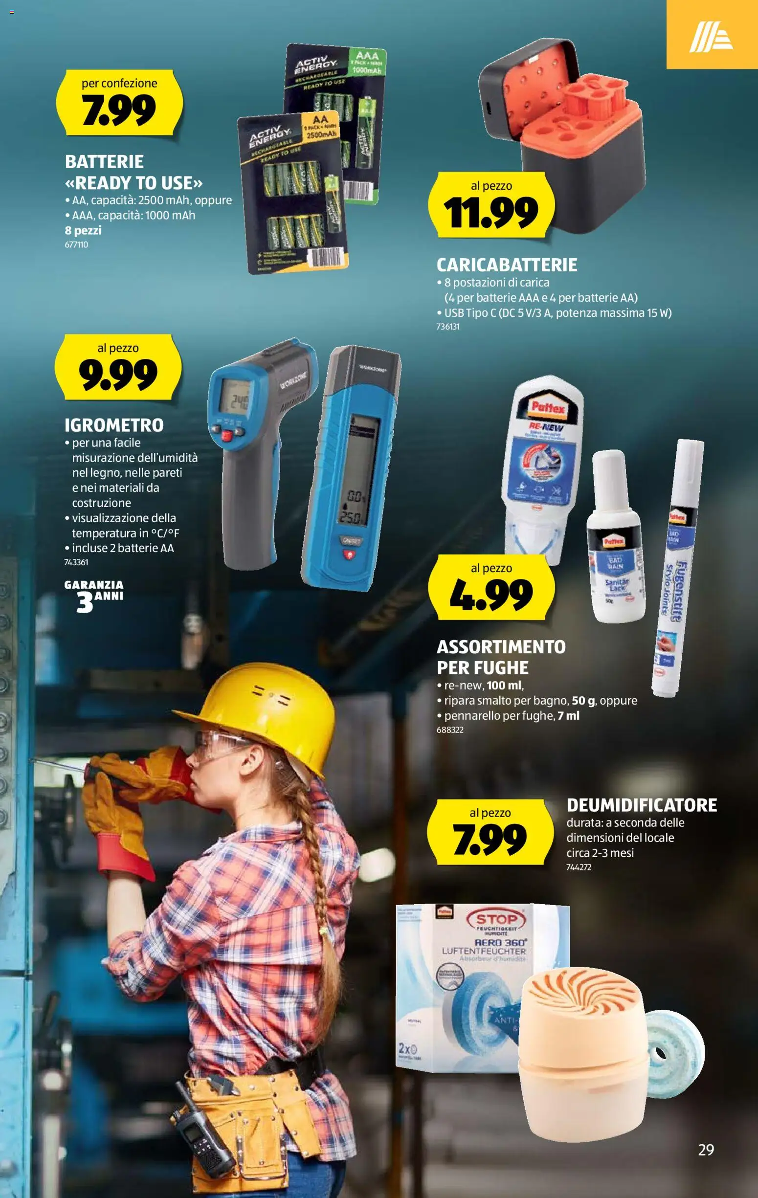 Aldi aktionen IT – gültig ab 08.10.2026 | Seite: 29 | Produkte: Batterie, Usb