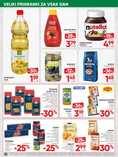 Tuš katalog akcije – veljaven od 17.06.2026 | Stran: 12 | Izdelki: Rezanci, Gorčica, Kakav, Spageti