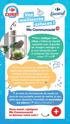 Carrefour Market - Prévisualisation de Carrefour Market Découvrez les Marques carrefour expert & essential valide à partir de 01/09/2026 | Page: 22 | Produits: Poubelle, Liquide vaisselle, Percarbonate de soude, Bicarbonate de soude