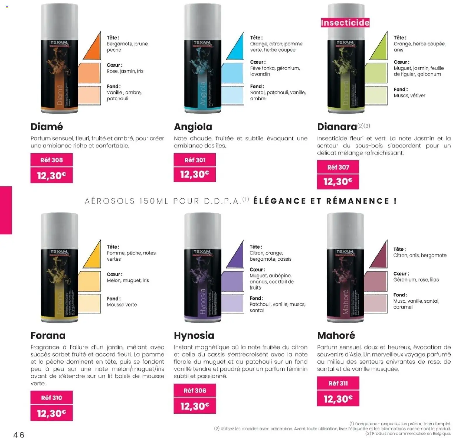 {H1} | Page: 46 | Produits: Cassis, Pomme, Parfum, Muguet