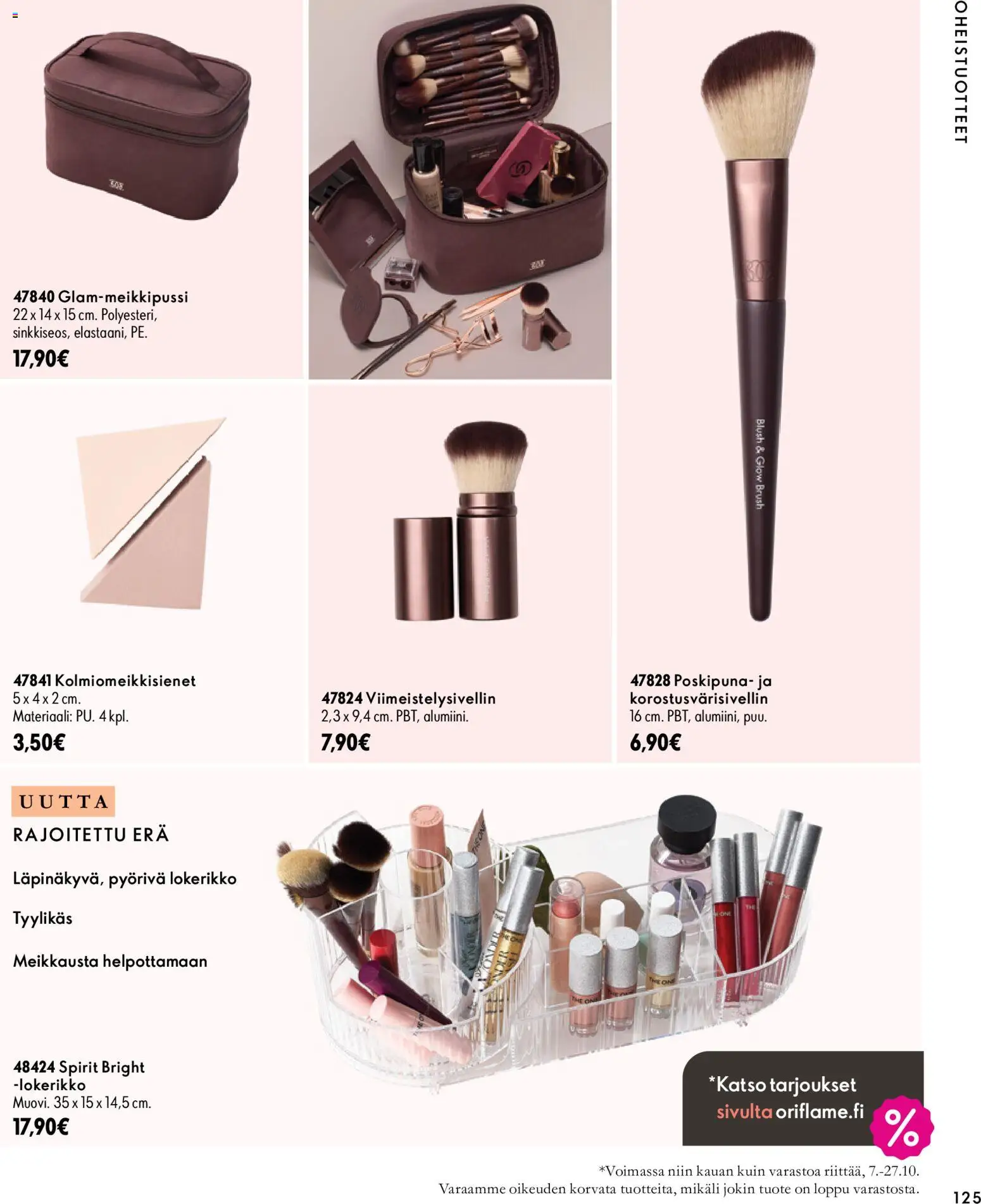 Oriflame tarjoukset – voimassa 07/10/2026 alkaen | Sivu: 125 | Tuotteet: Poskipuna
