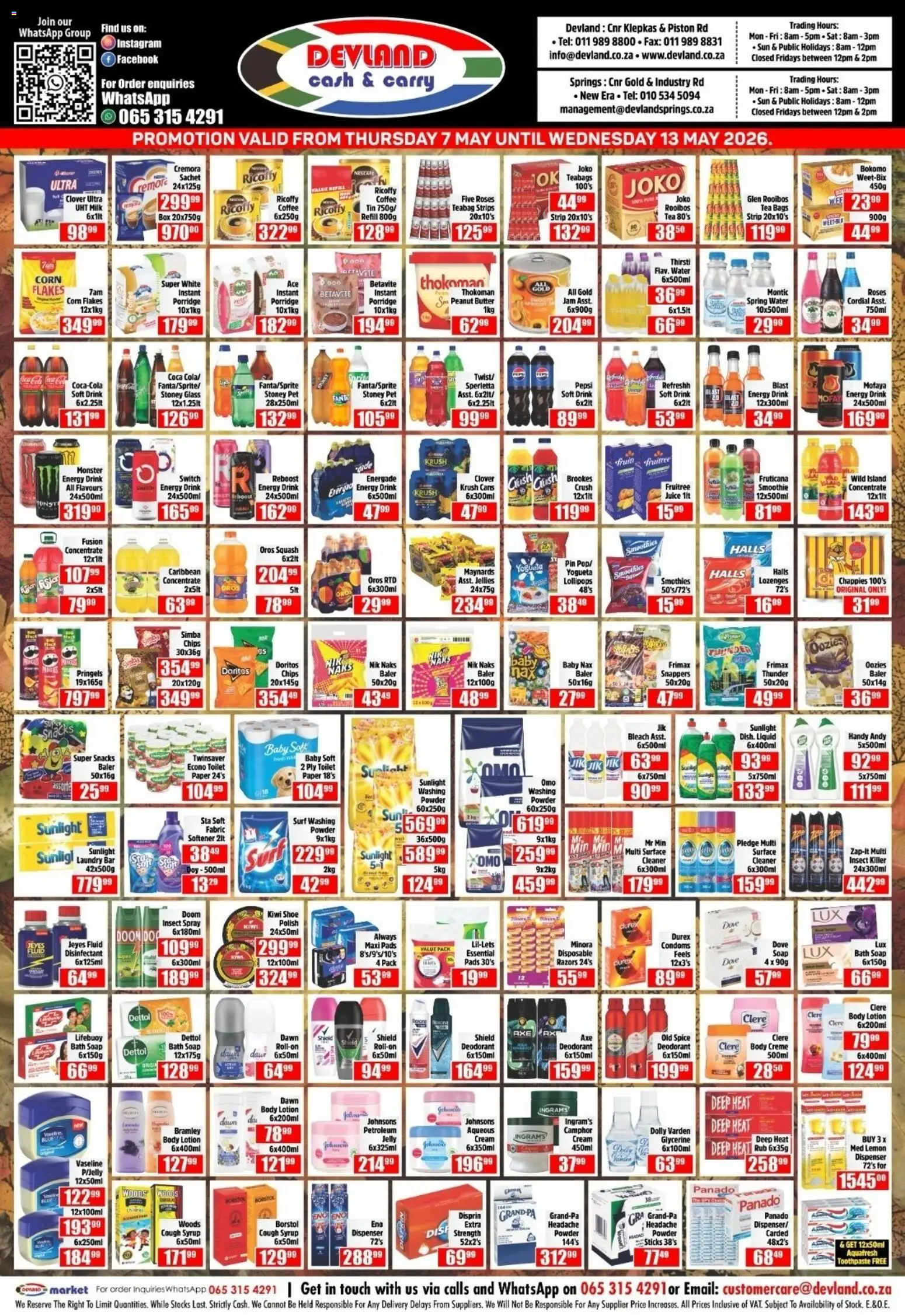 New Devland catalogue – valid from 07.05.2026 | Page: 2 | Products: Fanta, Stoney, Chips, Lozenges