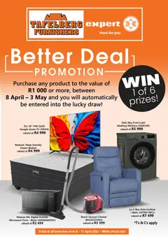 Tafelberg Furnishers specials catalogue – valid from 08.04.2026 | Page: 1