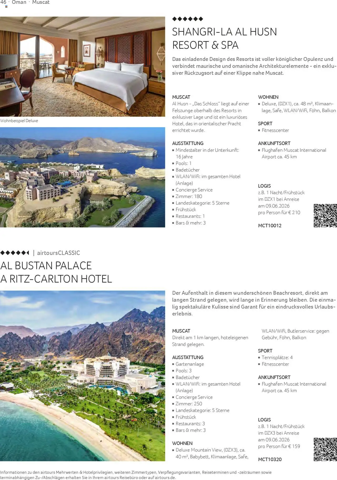 TUI airtours Katalog  Erstklassige Fernreisen 2025/26 – gültig ab 01.11.2025 | Seite: 46
