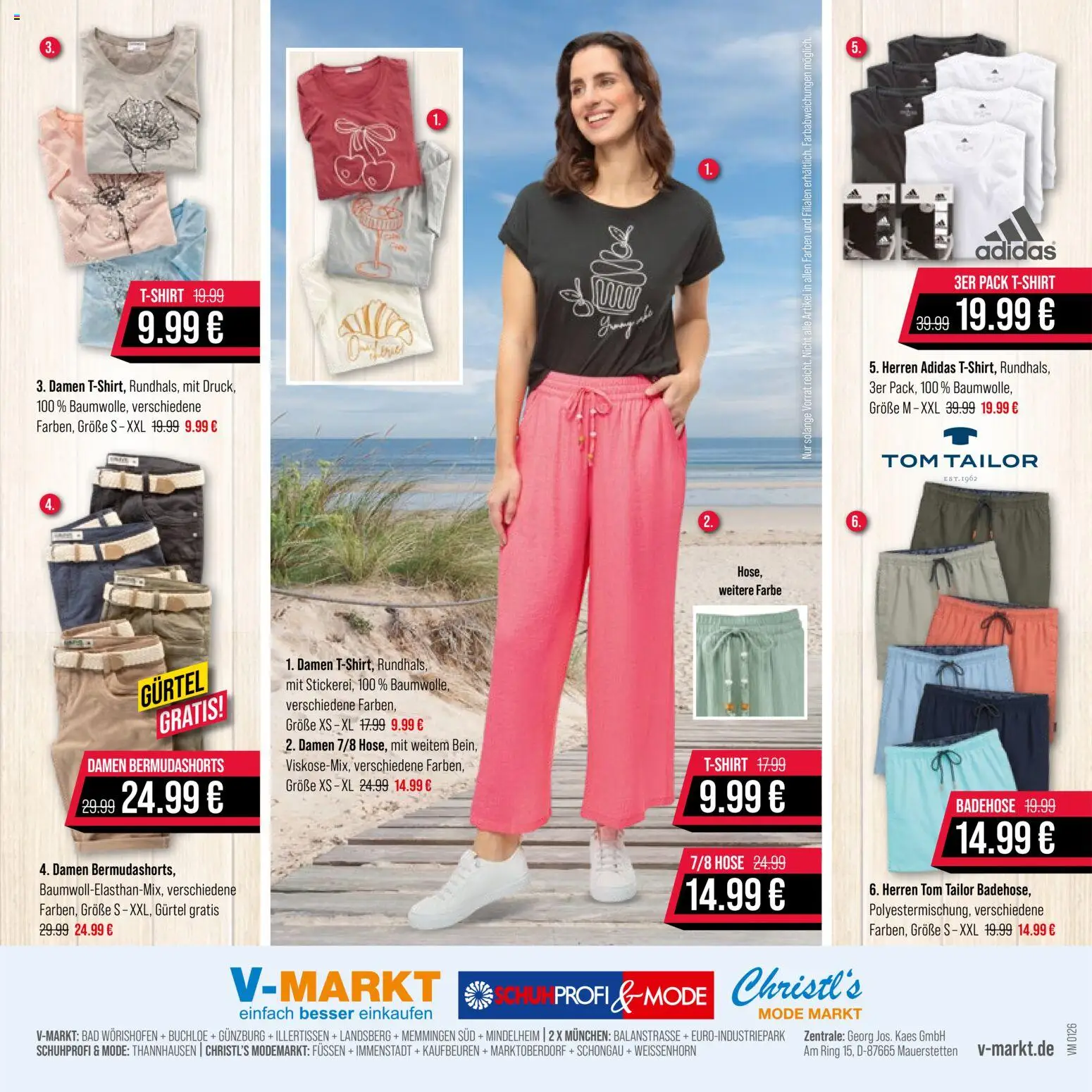 V-Markt Modeprospekt – gültig ab 18.05.2026 | Seite: 8 | Produkte: Bad, Hose, Gürtel