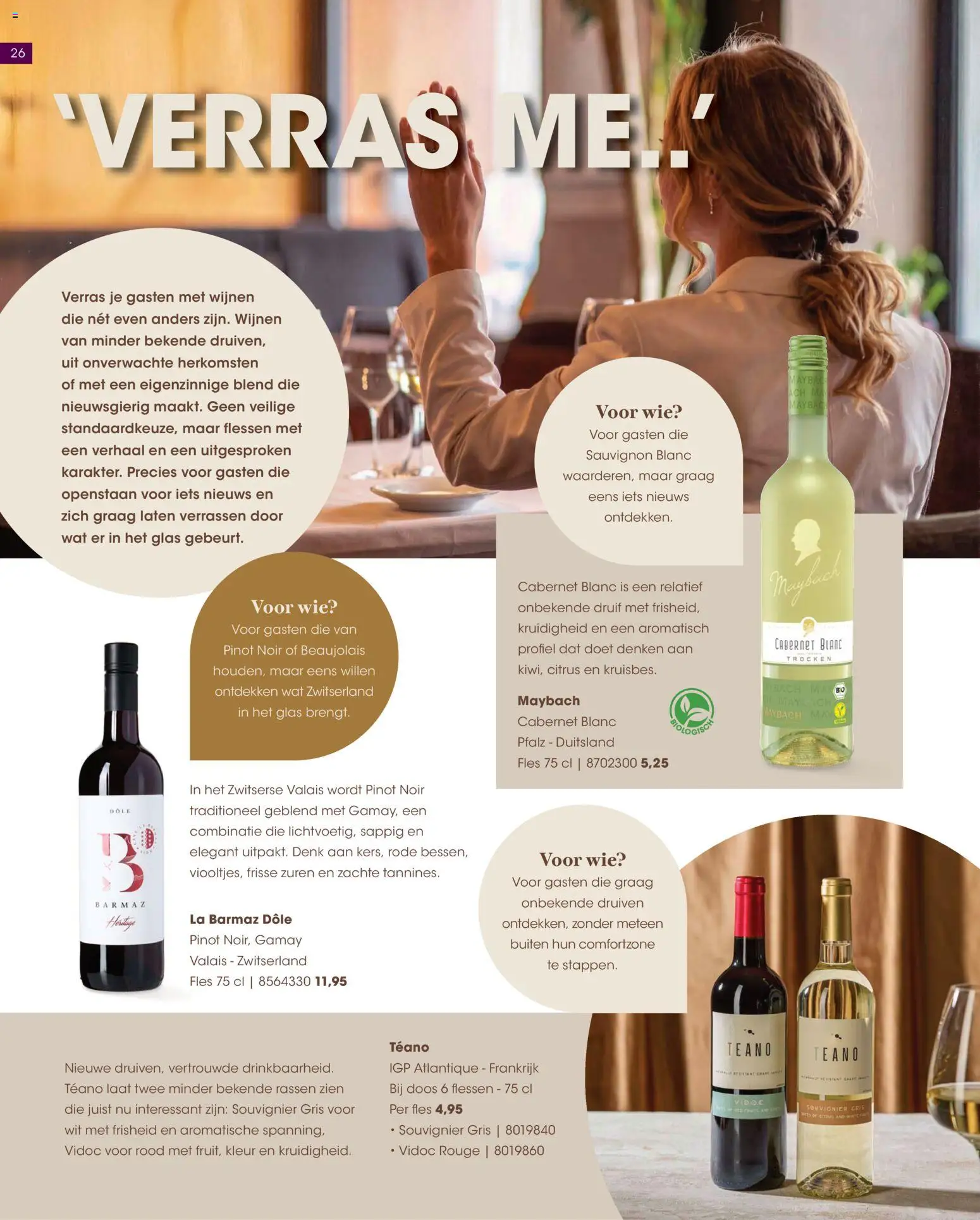 {H1} | Pagina: 26 | Producten: Druif, Fles, Glas, Druiven