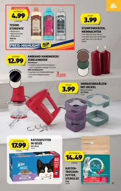 Aldi aktionen ab 22.10.2026 gültig | Seite: 31 | Produkte: Deckel, Mixer