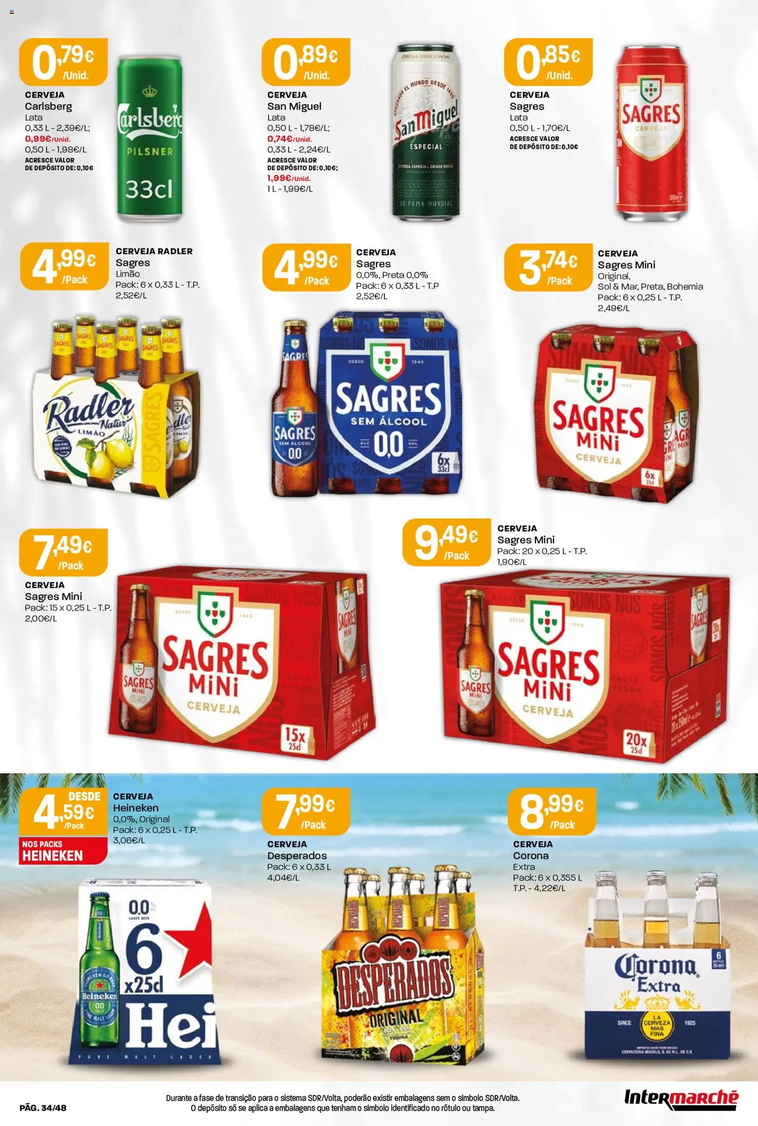 Intermarché folheto │ válido de 02/07/2026 | Página: 34 | Produtos: Cerveja
