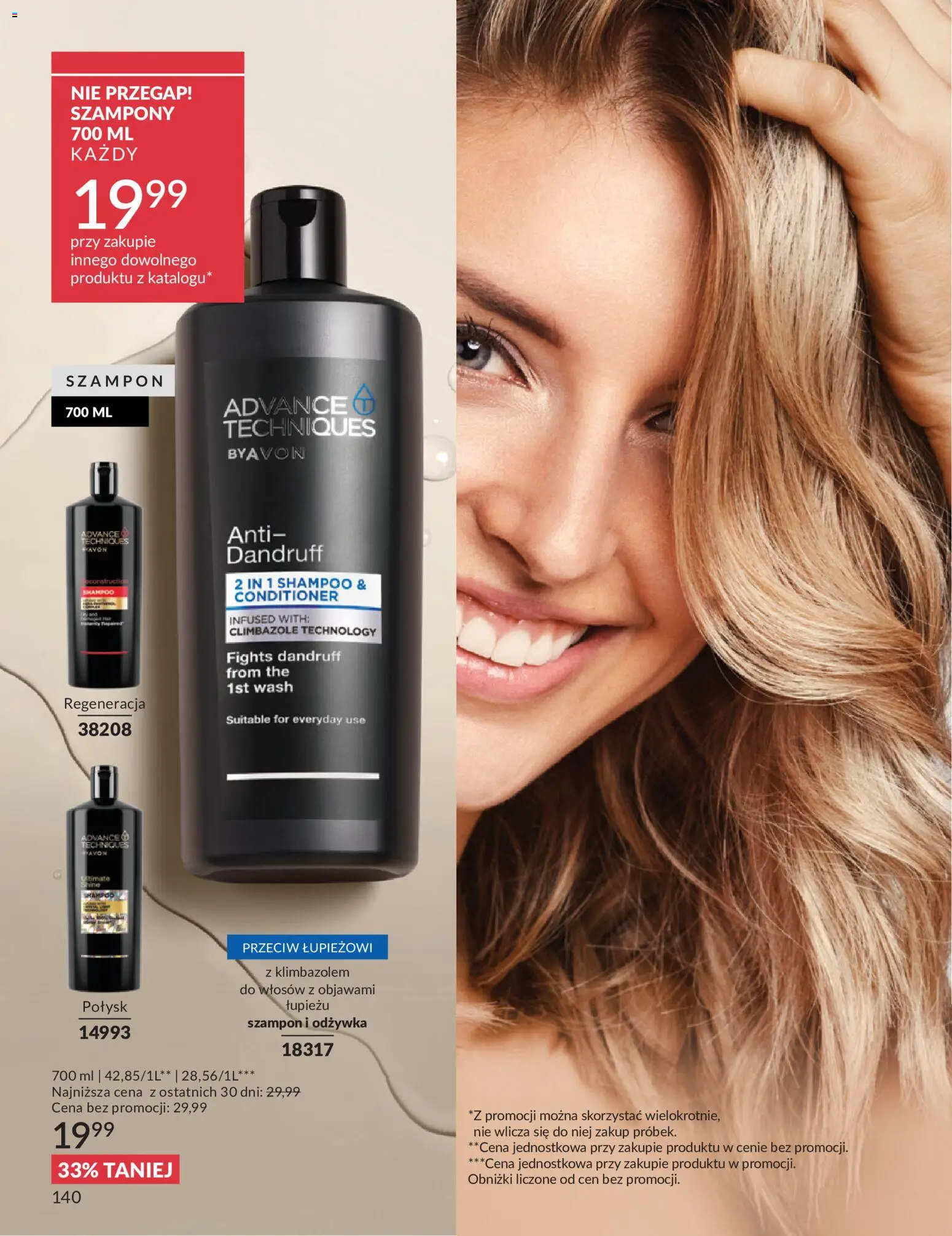 Avon Katalog 6 2026 od 01.06.2026 | Strona: 140 | Produkty: Szampon, Odżywka