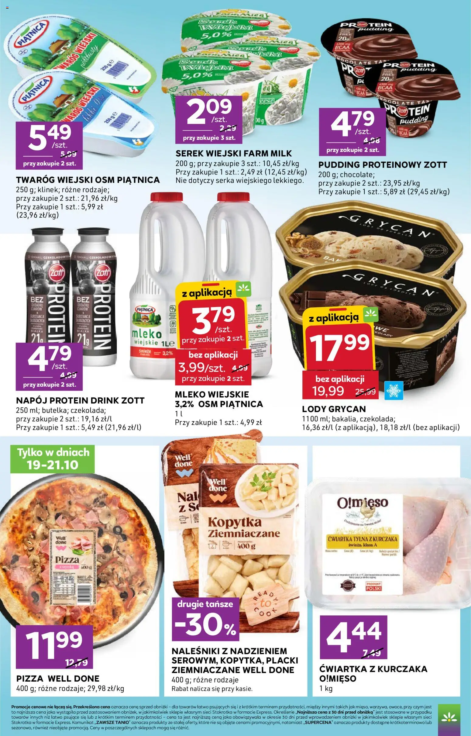 Stokrotka gazetka - Express od 15.10.2026 | Strona: 4 | Produkty: Piątnica, Mleko, Kopytka, Naleśniki