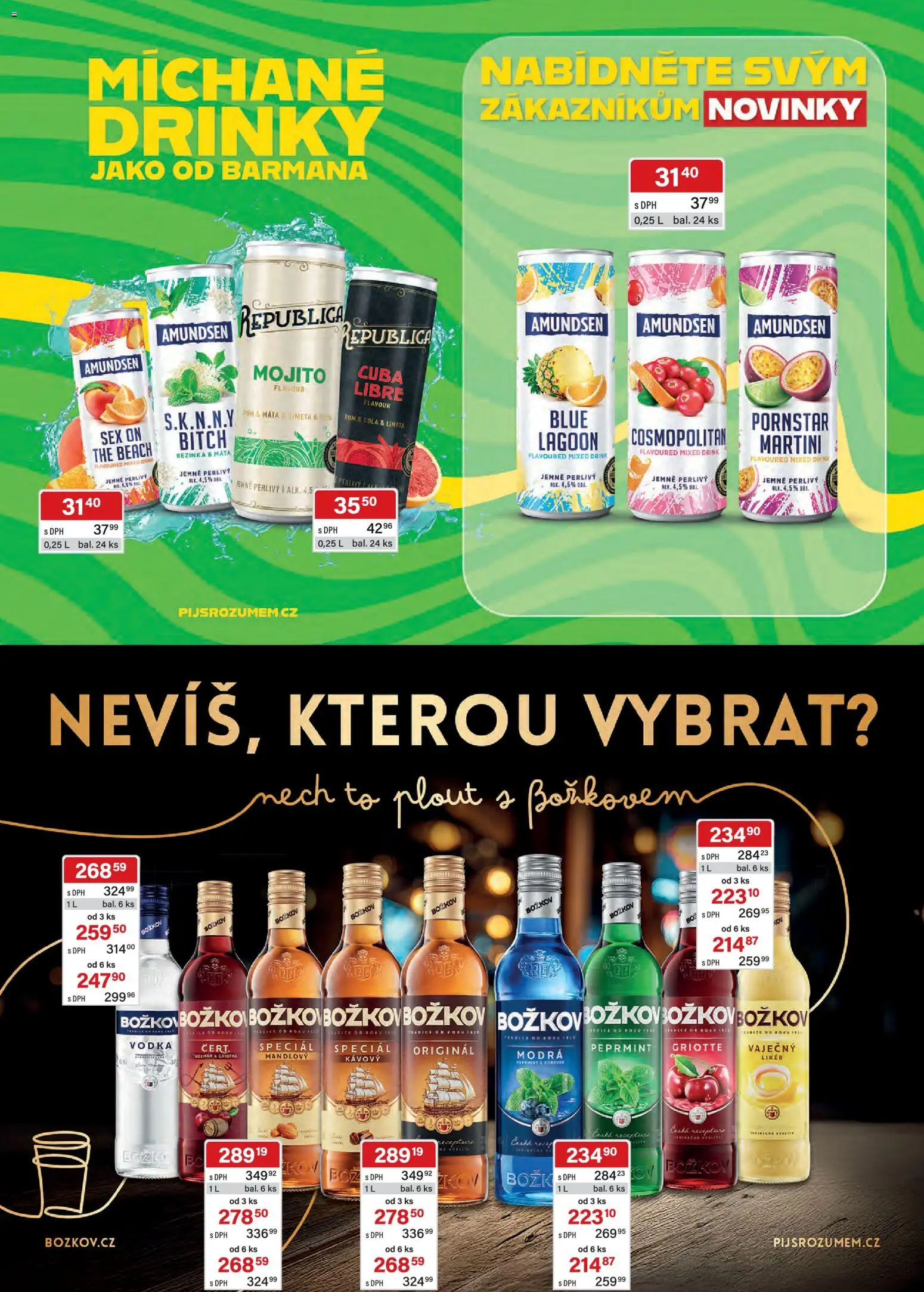 Astur & Qanto leták - Velkoobchod 07/2026 od 01.07.2026 | Strana: 16 | Produkty: Mojito, Republica, Božkov, Tuzemák