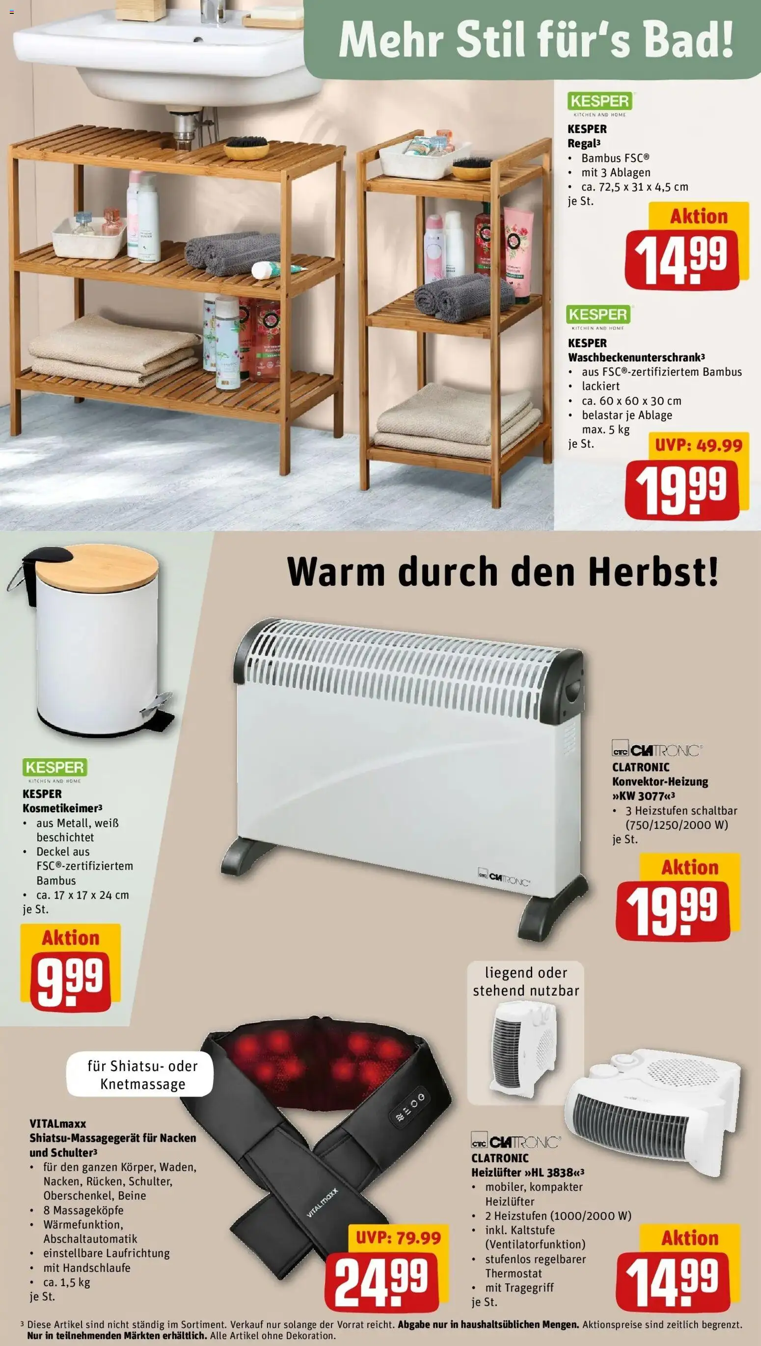 REWE Prospekt ab 26.10.2026 zum Blättern » Angebote | Seite: 36 | Produkte: Bad