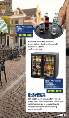 Makro folder - Horeca Magazine 4 - Voorbeeld van een folder van Makro, geldig van 15-07-2026 | Pagina: 29 | Producten: Dienblad, Sprite, Kast