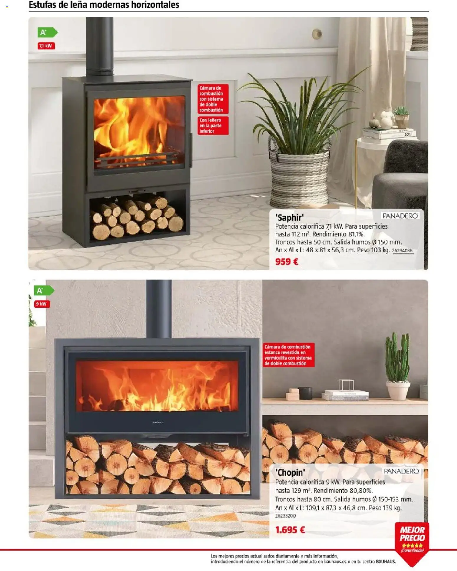 Bauhaus Calefacción │ válido desde el 29/09/2026 | Página: 31 | Productos: Cámara, Peso, Leña