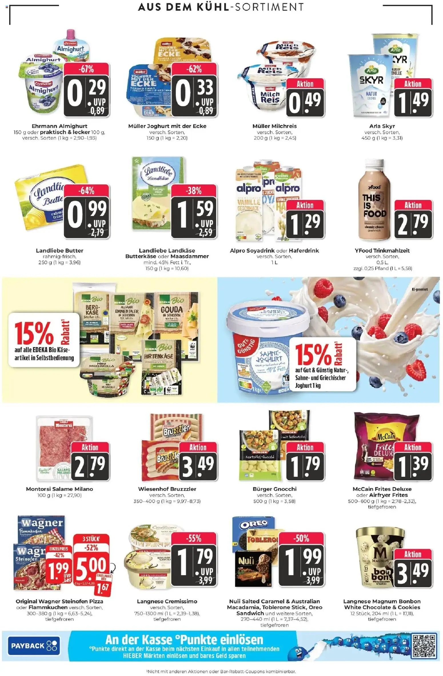 Edeka Prospekt Schliengen (ab 17.08.2026) » Angebote Online | Seite: 9 | Produkte: Gnocchi, Joghurt, McCain, Vanille