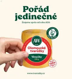 Náhled letáku Olomoucké tvarůžky Věnečky, Olomoucké tvarůžky Věnečky 125 g od 01.09.2026 | Strana: 53 | Produkty: Tvarůžky, Věnečky, Olomoucké tvarůžky