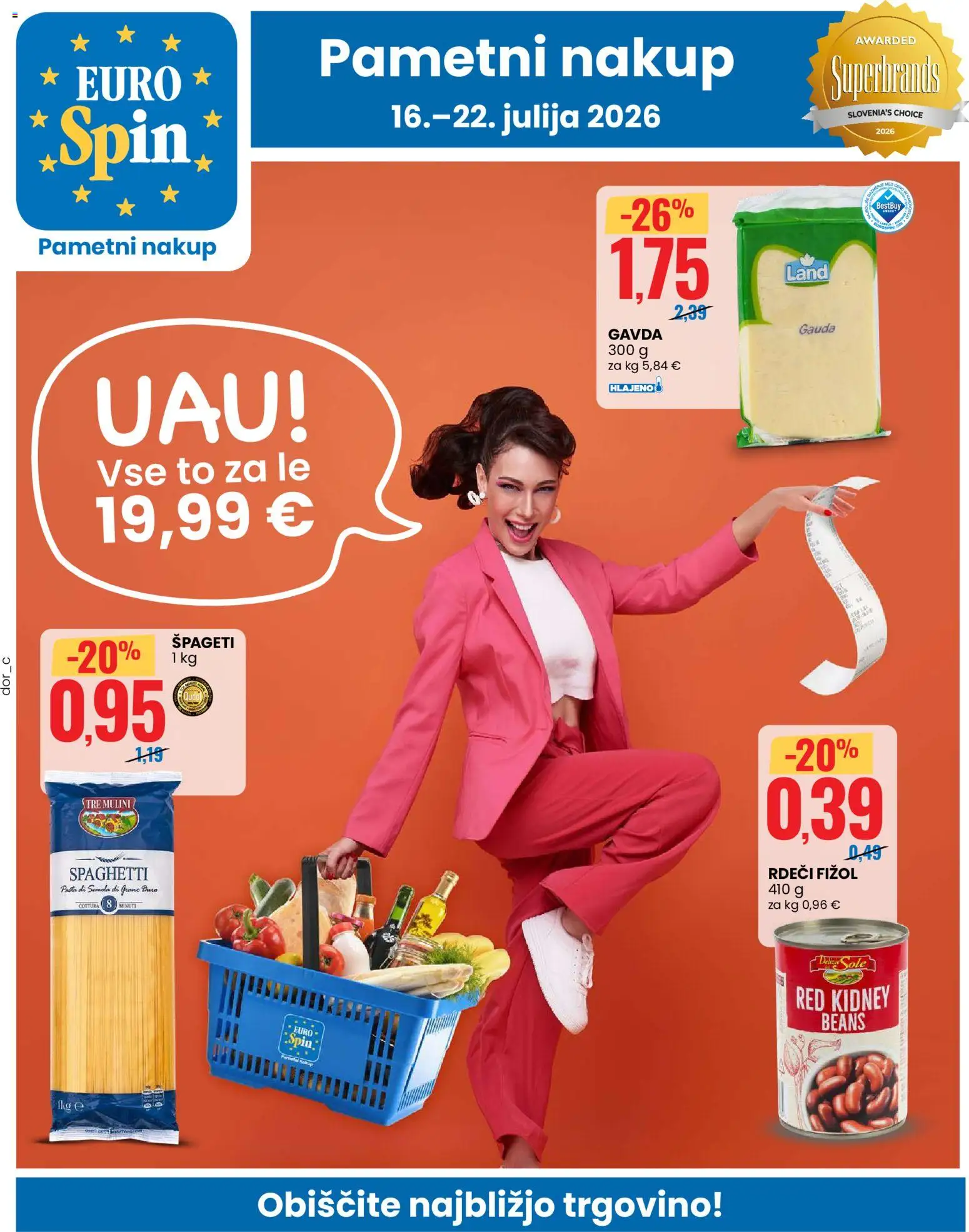 Novi Eurospin katalog ponudbe – veljaven od 16.07.2026 | Stran: 1