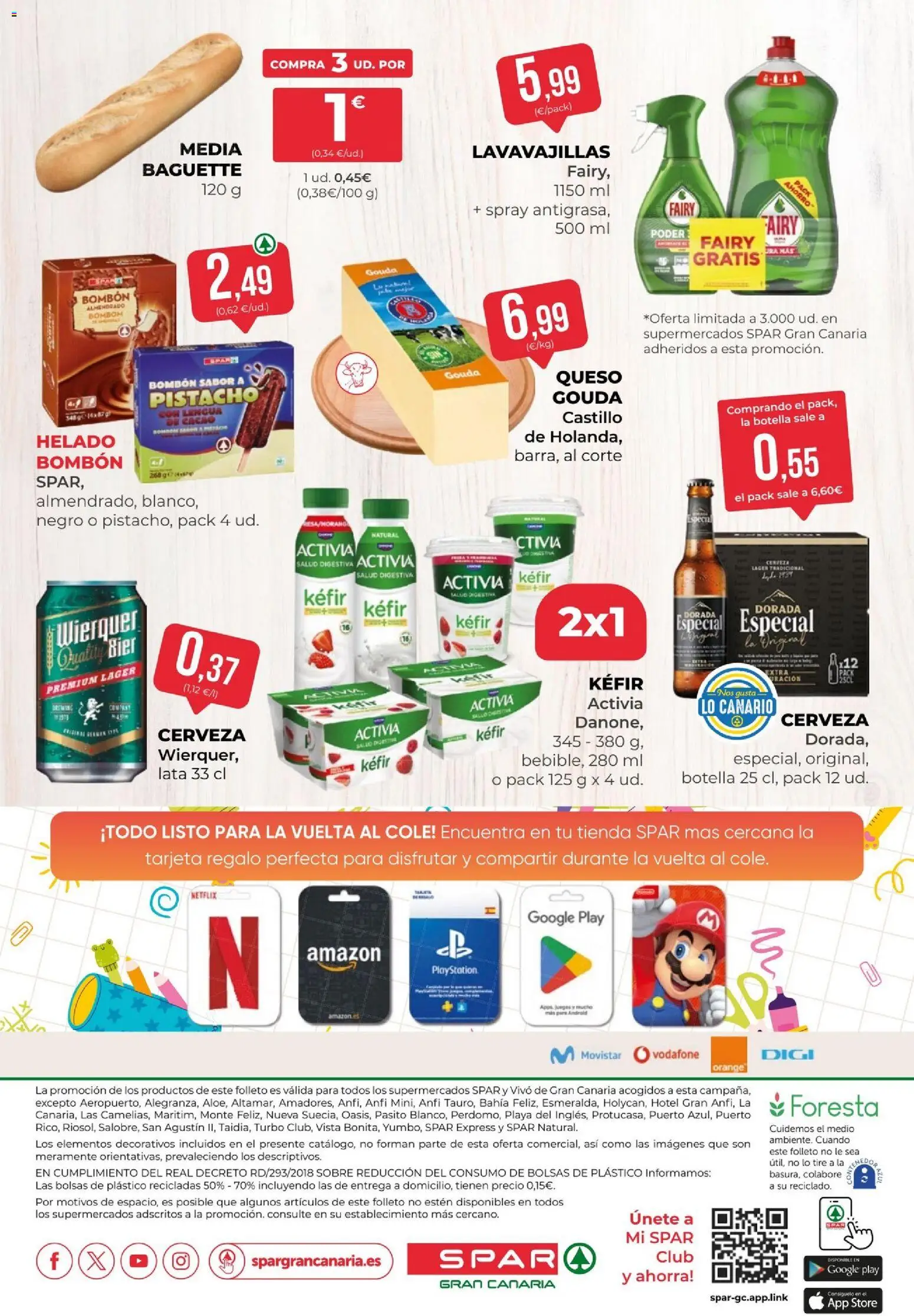 Spar folleto │ válido desde el 04/09/2026 | Página: 24 | Productos: Baguette, Helado, Playstation, Cacao