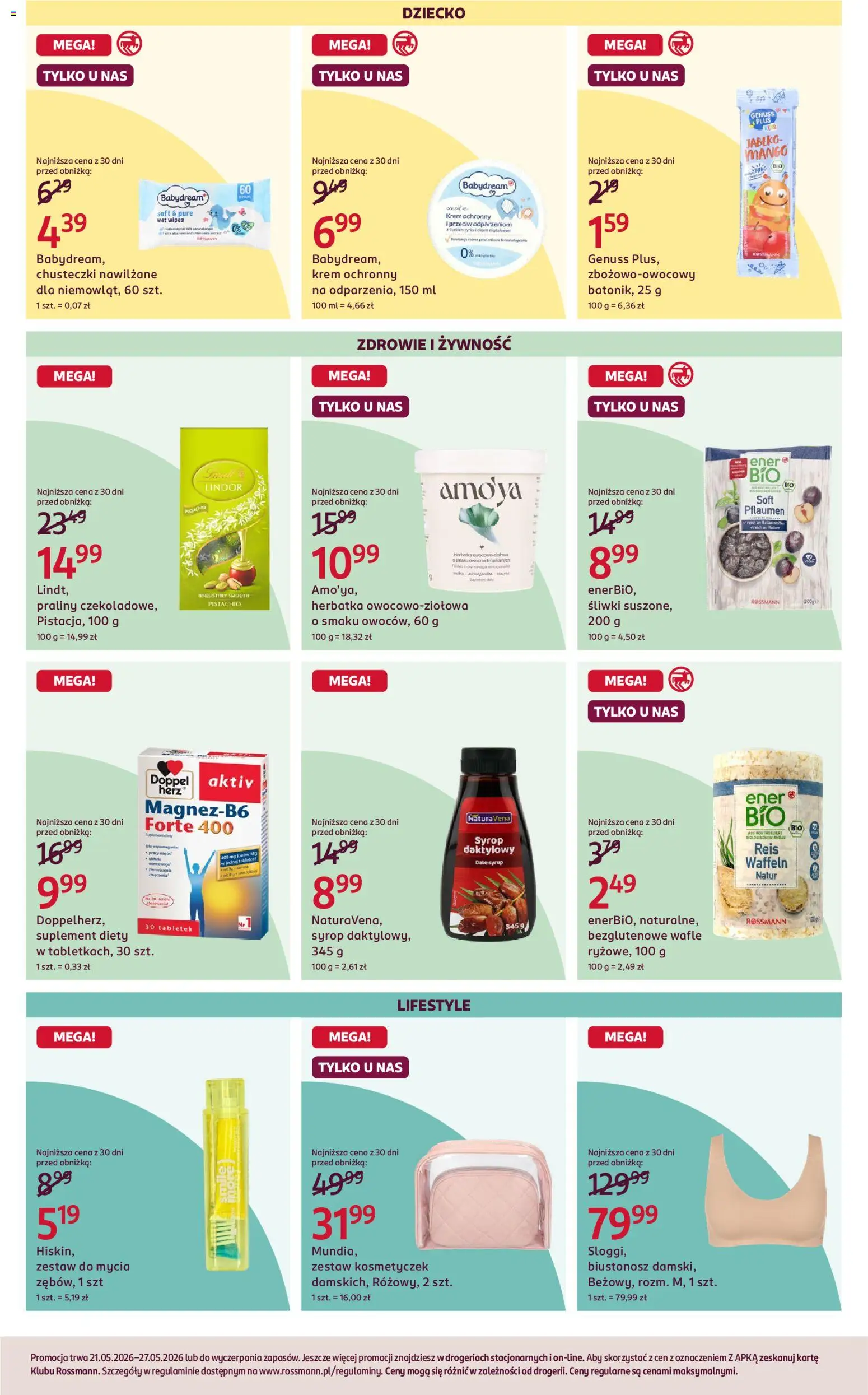 Rossmann gazetka od 21.05.2026 | Strona: 8 | Produkty: Mango, Wafle, Śliwki, Krem