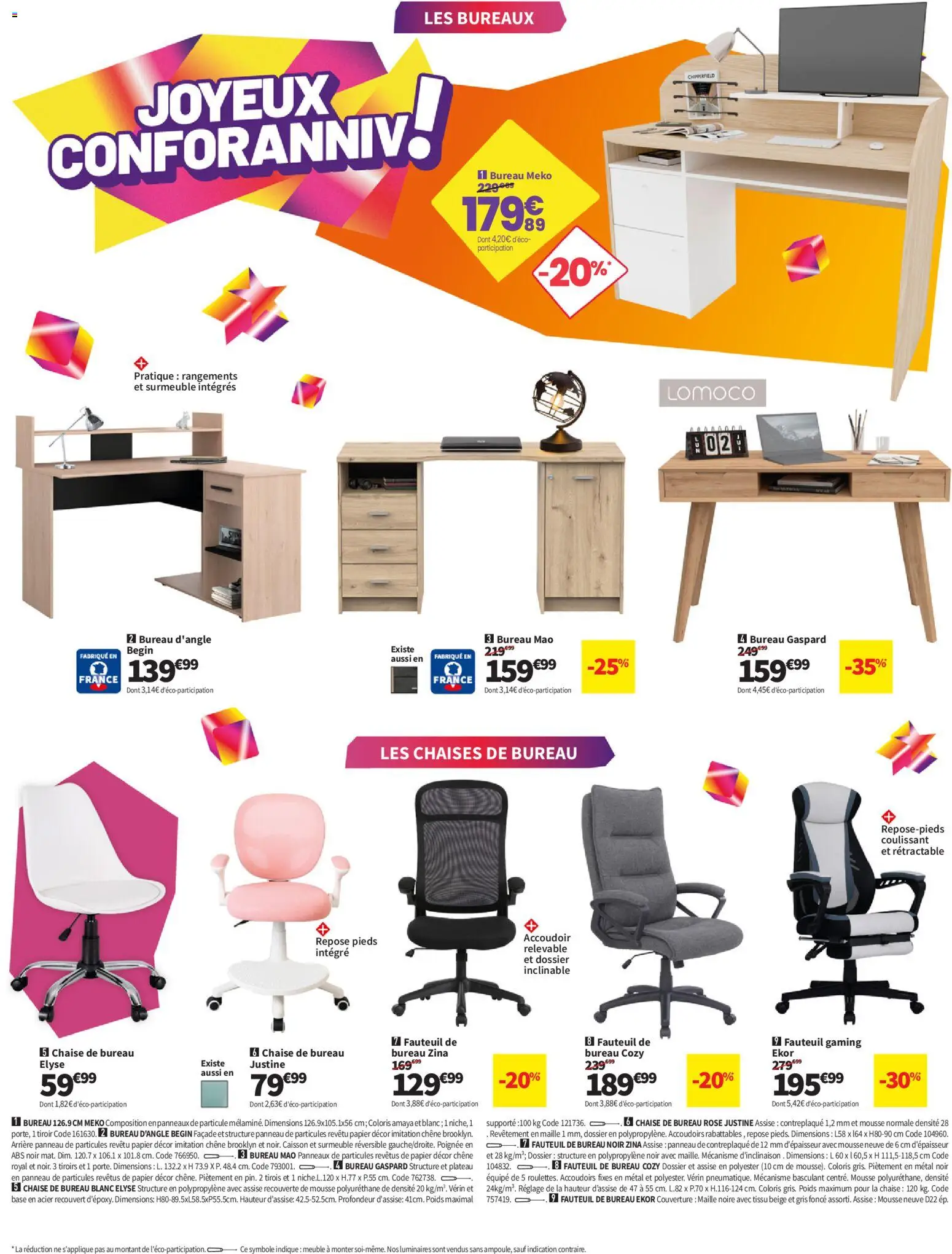 {H1} | Page: 10 | Produits: Chaises de bureau, Chaises, Chaise, Tiroirs