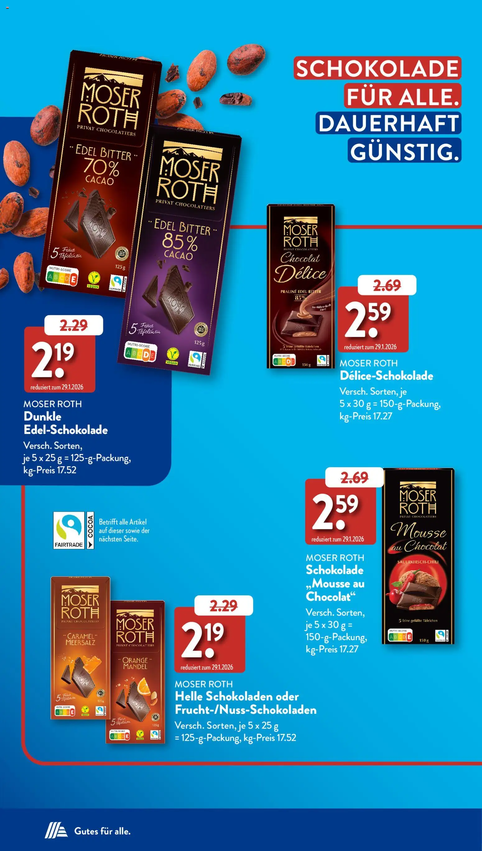 Aldi Süd Sonderprospekt – gültig ab 05.08.2026 | Seite: 28 | Produkte: Schokolade
