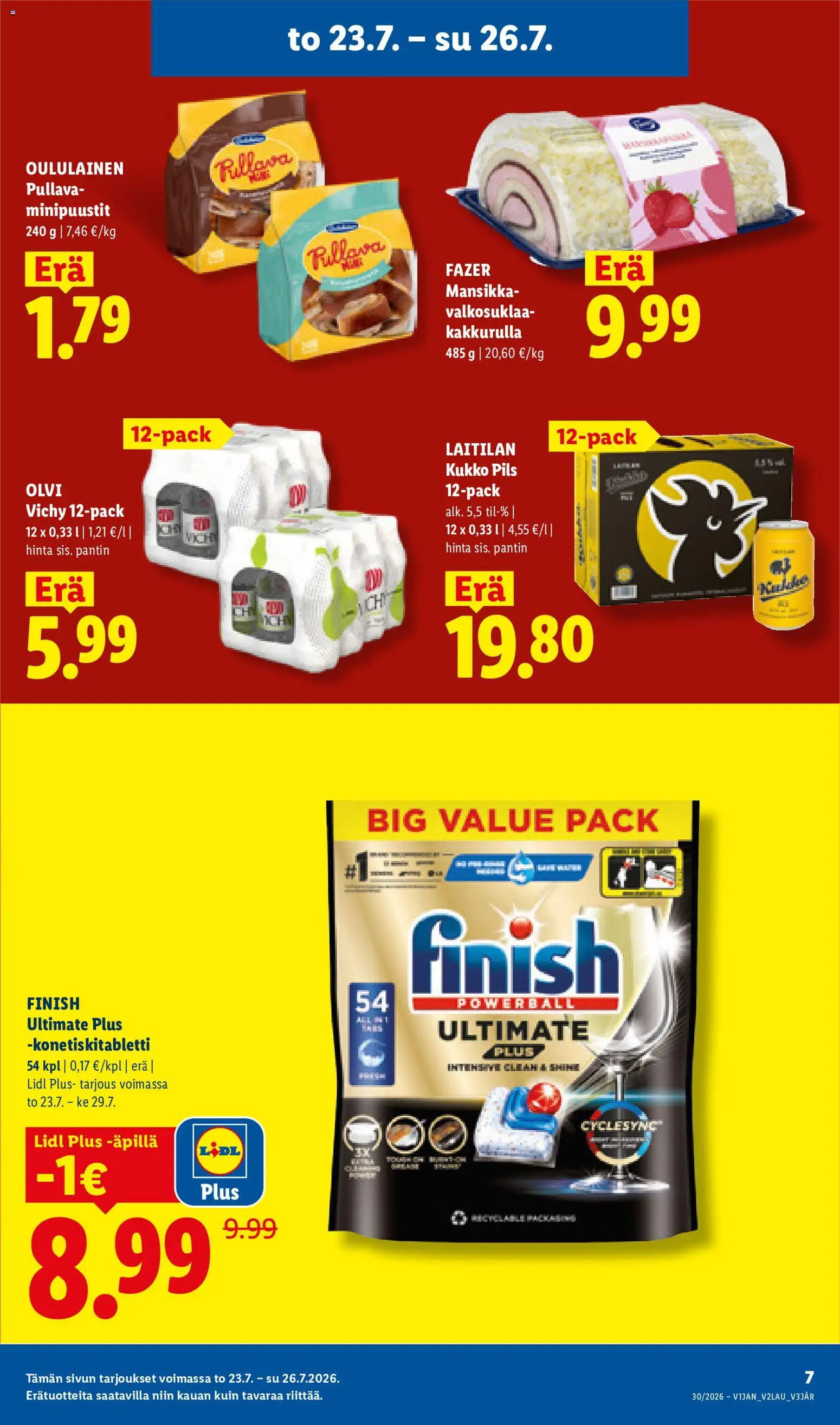 Lidl tarjoukset – voimassa 23/07/2026 alkaen | Sivu: 7
