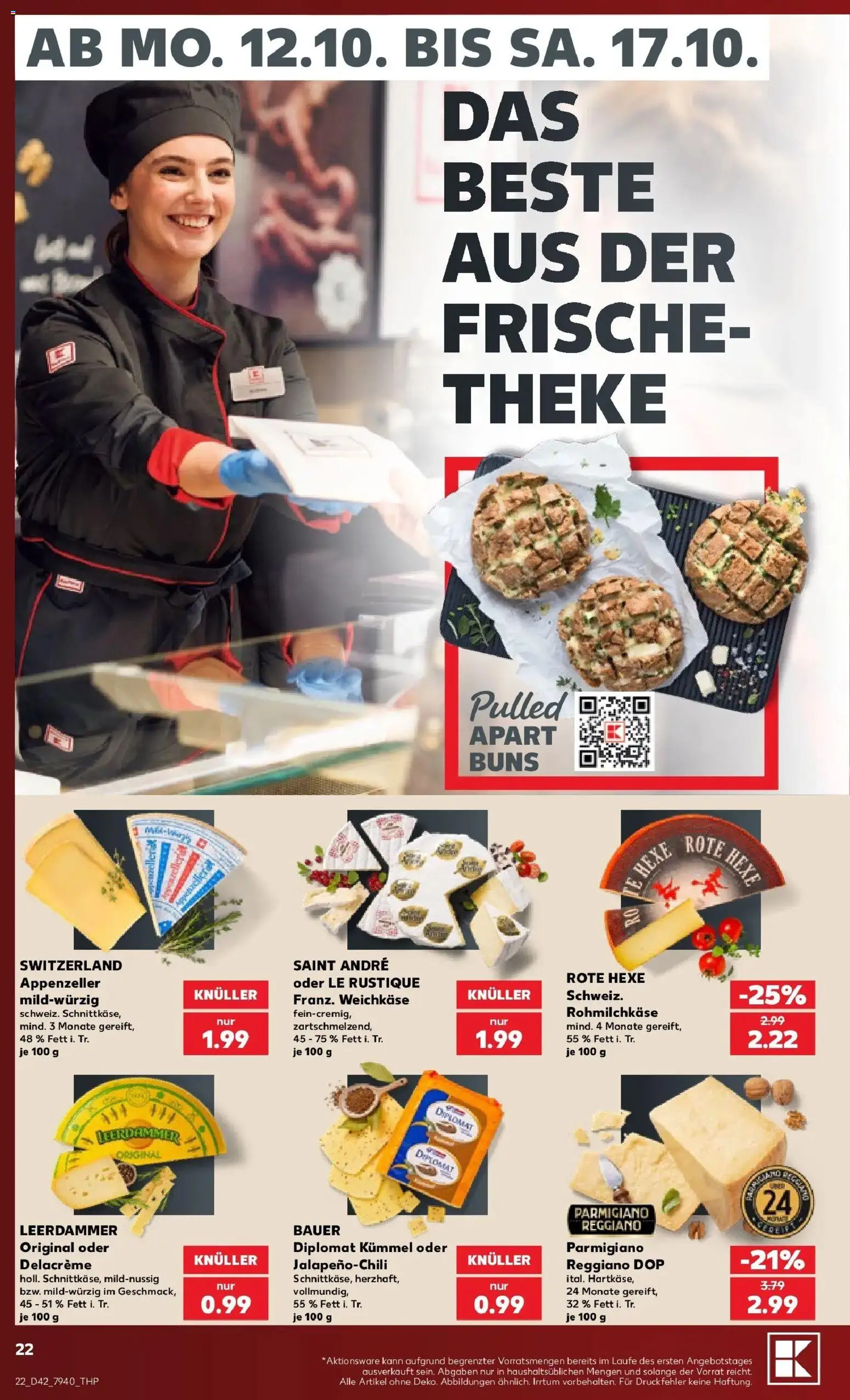 Prospekt Kaufland ab 12.10.2026 » Angebote Online zum Blättern | Seite: 26 | Produkte: Theke, Leerdammer