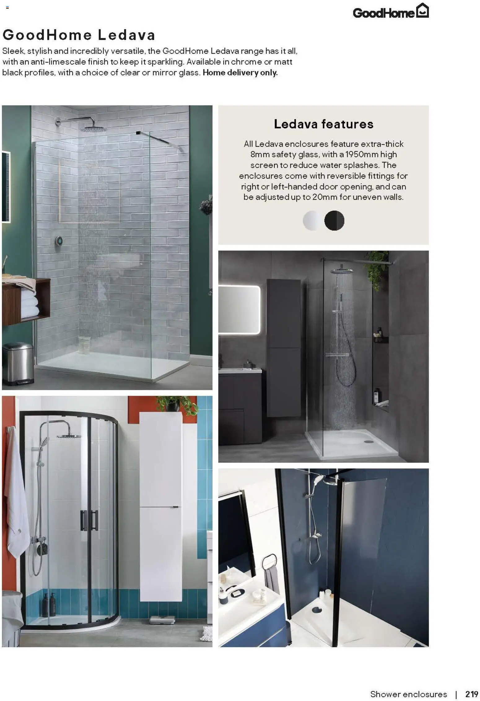 {H1} | Page: 219 | Products: Shower, Mirror, Door