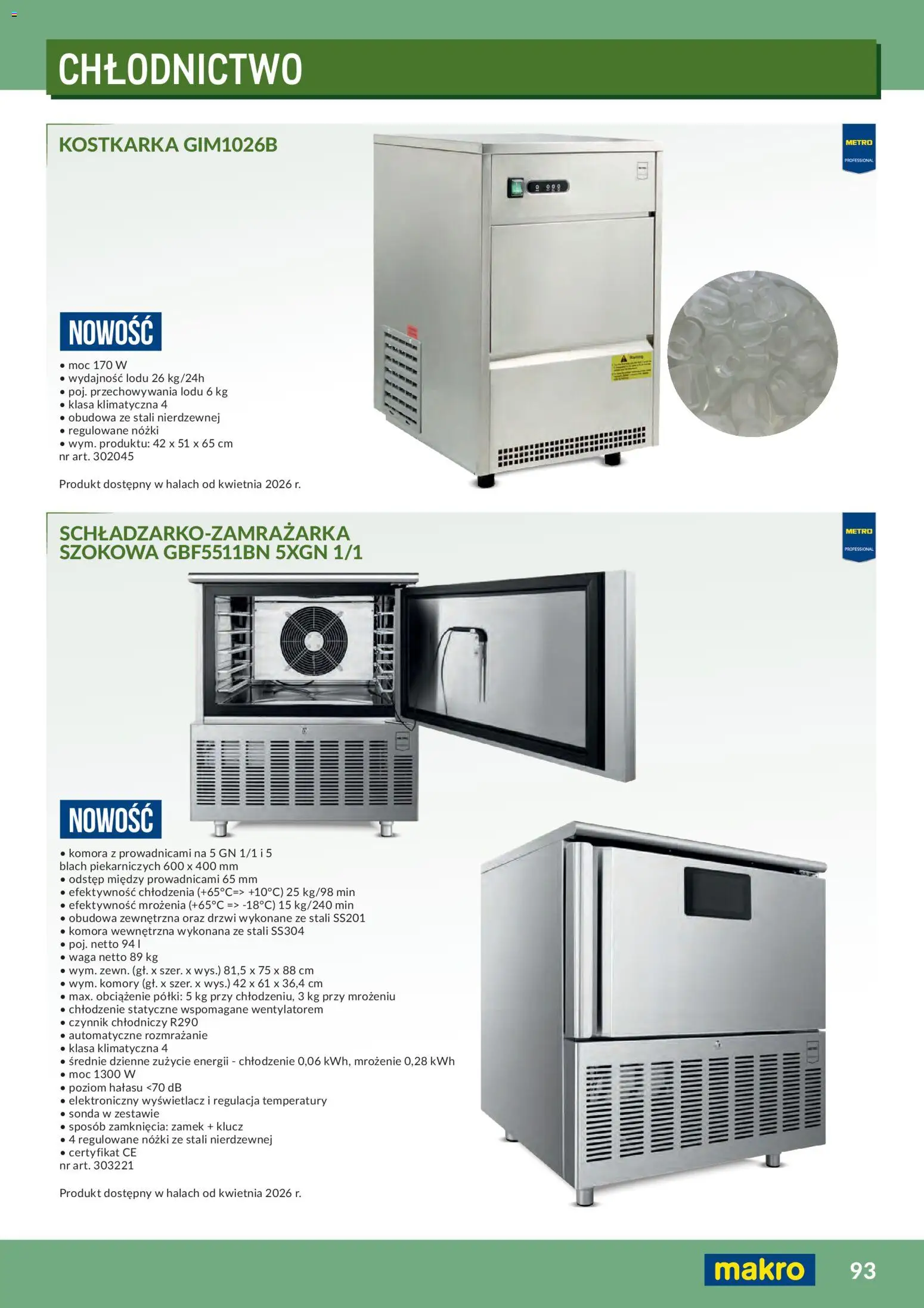 Makro Gazetka - Profesjonalna Gastronomia od 01.02.2026 | Strona: 93 | Produkty: Waga, Drzwi
