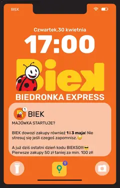 Pogląd oferty "Biedronka gazetka - Biek" - ważna od 30.04.2026