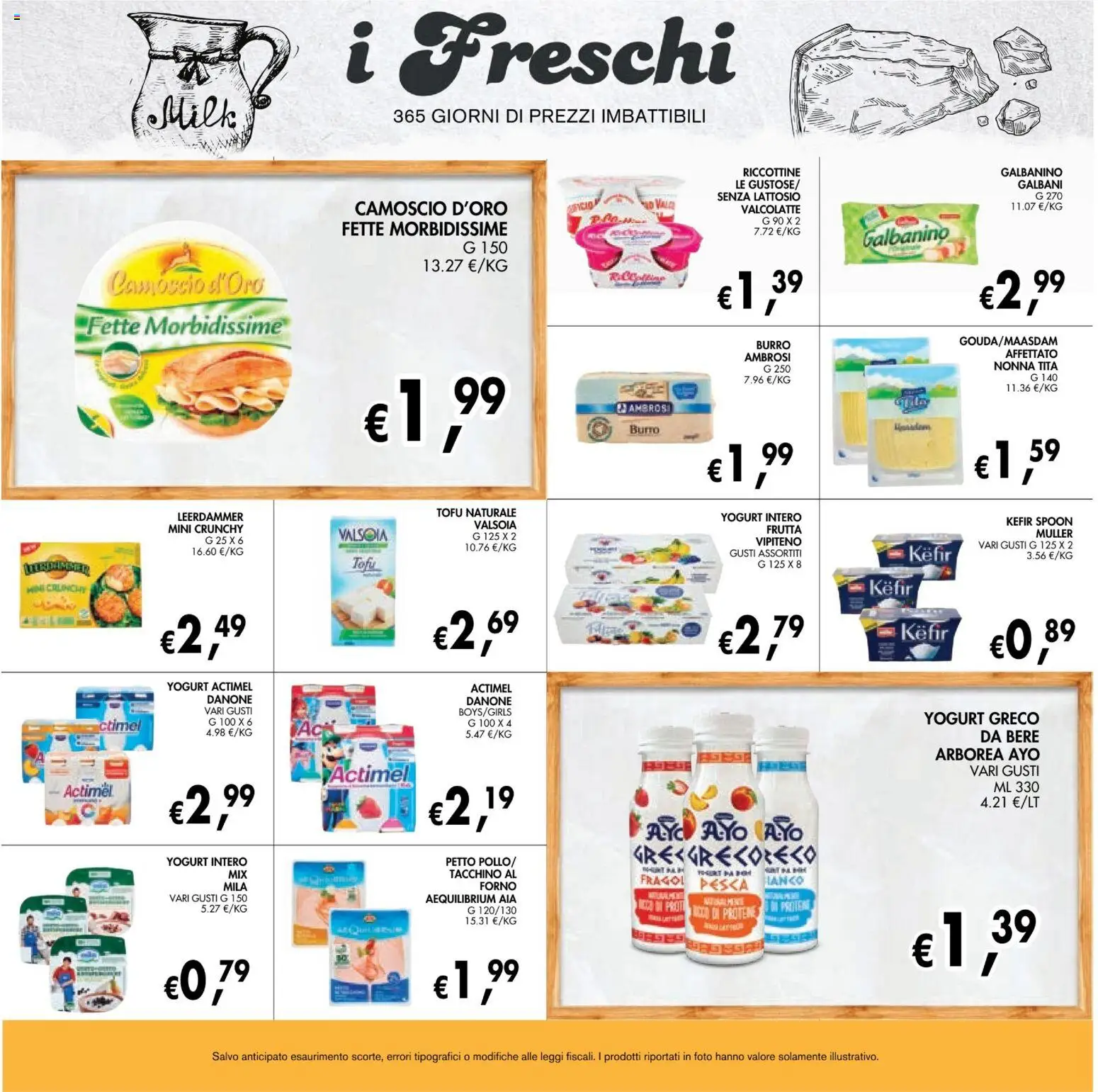 Volantino Coal del 28/08/2026 | Pagina: 11 | Prodotti: Yogurt, Pesca, Forno, Senza lattosio