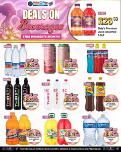 Take n Pay specials catalogue – valid from 03/08/2026 | Page: 7 | Products: Squash, Juice, Tea, Water