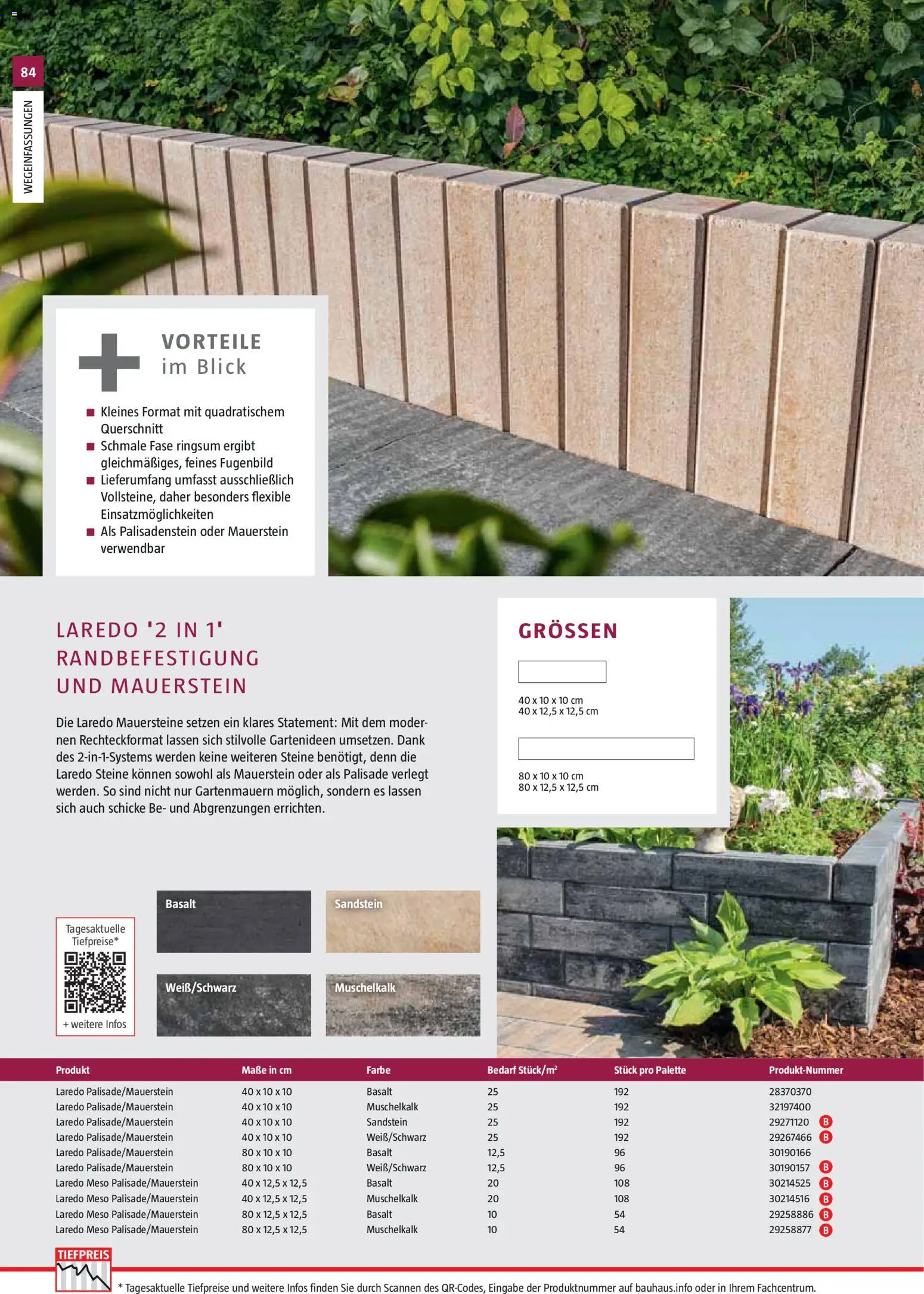 Bauhaus Gartenbaumaterialien gültig ab 01.04.2026 | Seite: 84