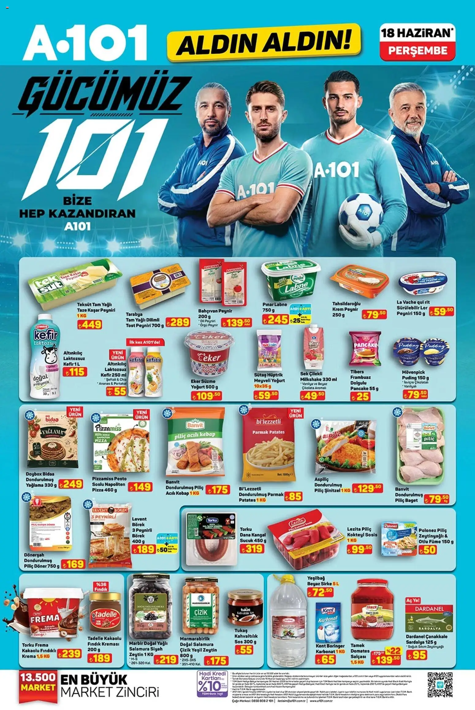 A101 - Katalog Aldın Aldın - 18.06.2026 tarihinden itibaren geçerlidir | Sayfa: 2 | Ürünler: Şeker, Patates, Sosis, Sucuk