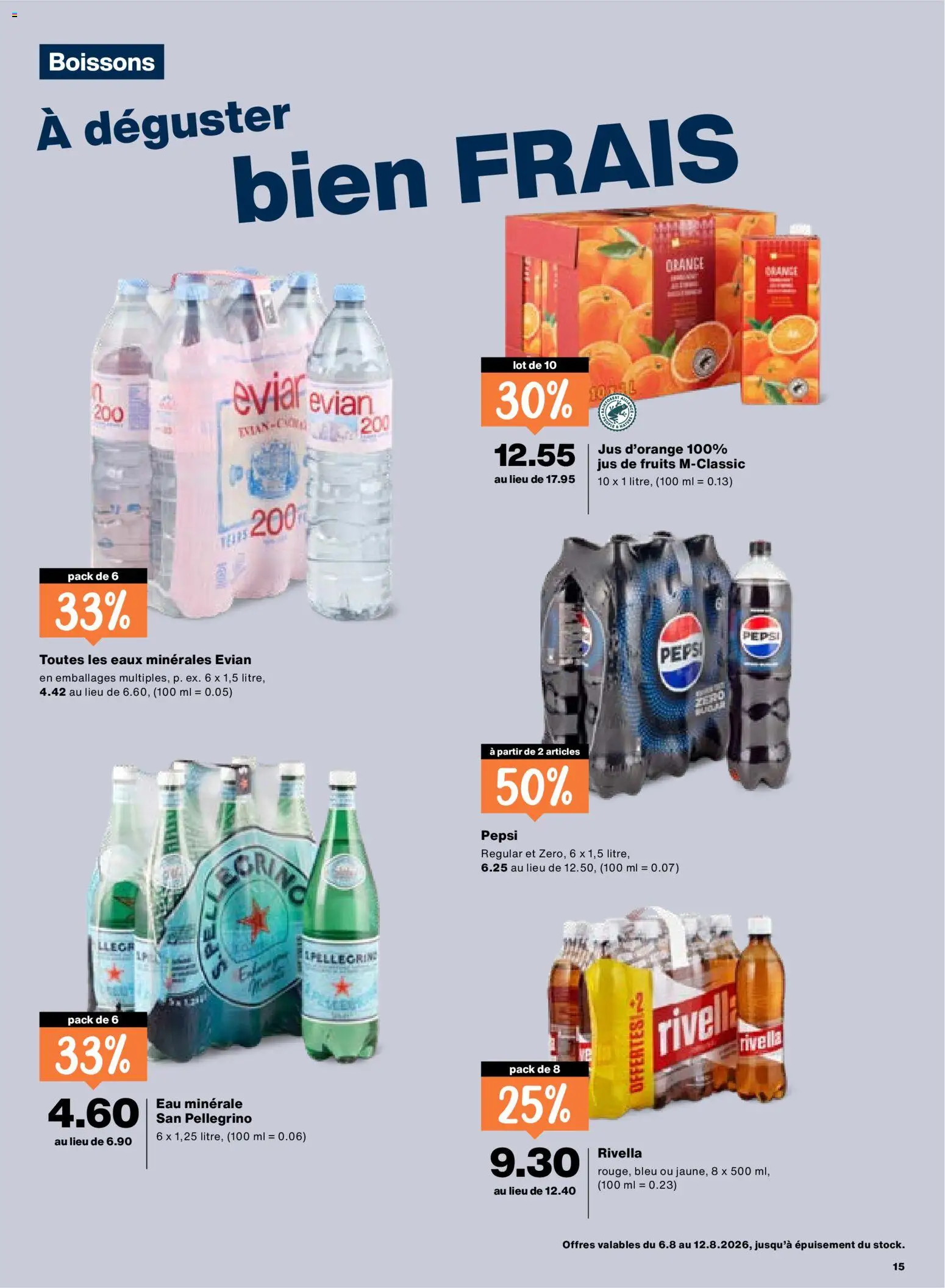 Migros aktionen FR – gültig ab 06.08.2026 | Seite: 15