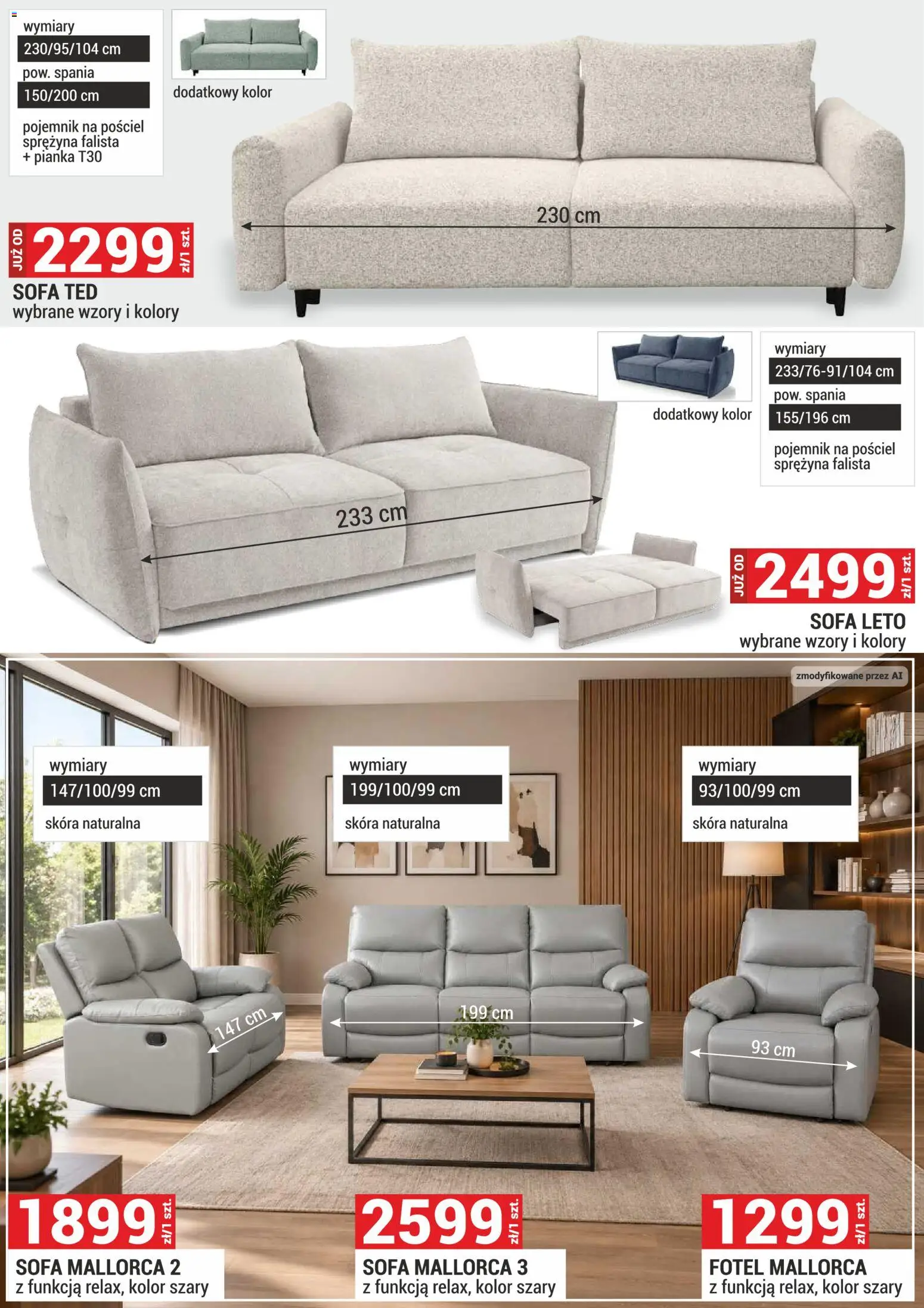 Merkury Market gazetka - Meble od 01.11.2026 | Strona: 2 | Produkty: Pościel, Sofa, Fotel