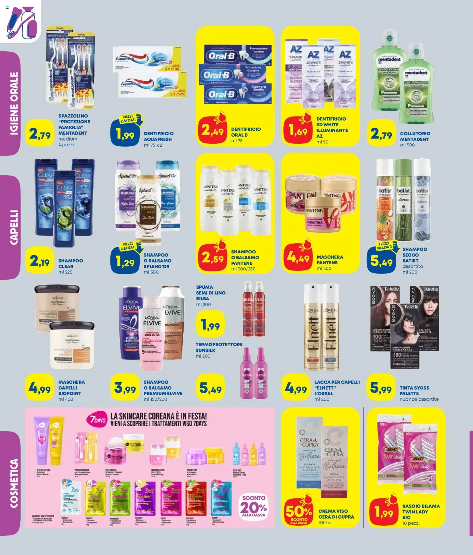 Volantino Panorama del 16/07/2026 | Pagina: 2 | Prodotti: Illuminante, Shampoo, Spazzolino, Collutorio