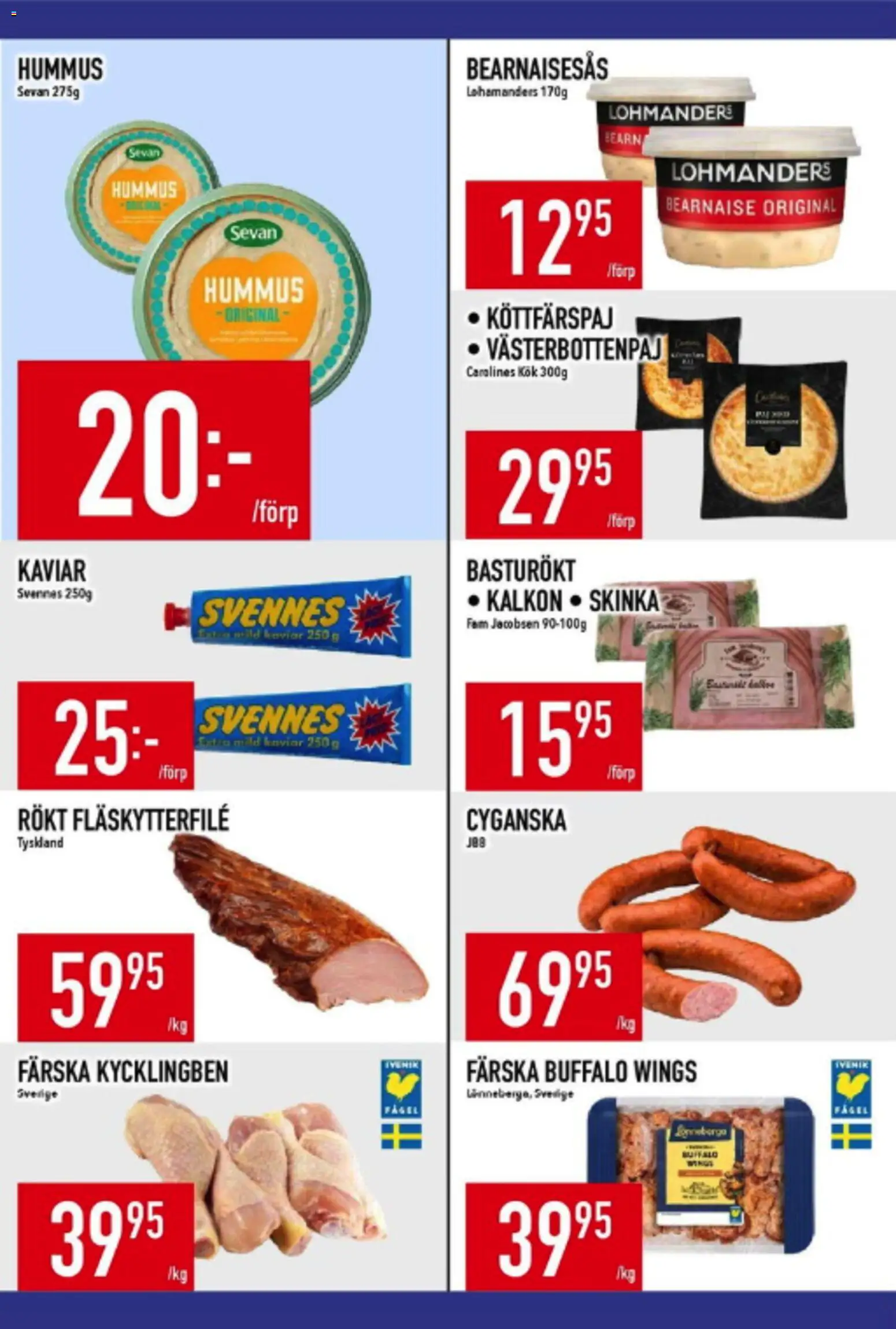 Matdax reklamblad aktuell från 15.06.2026 | Sida: 11 | Produkter: Fläskytterfilé, Skinka, Kalkon, Bearnaisesås