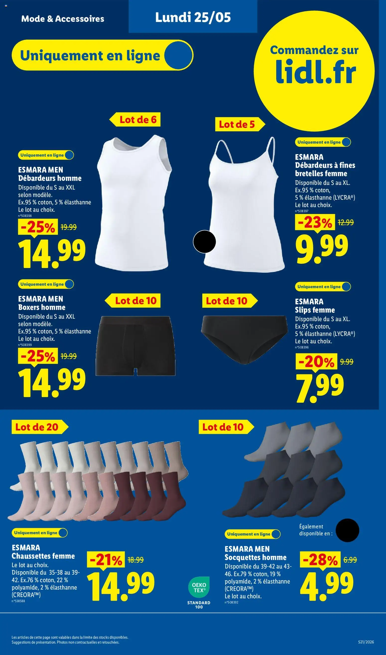 {H1} | Page: 66 | Produits: Slips