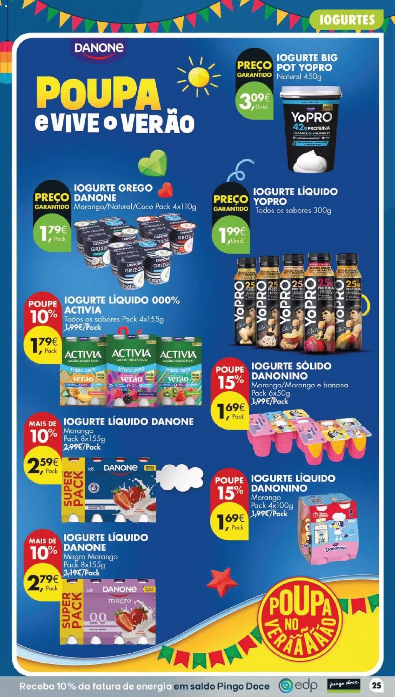 Pingo Doce folheto │ válido de 16.06.2026 | Página: 29 | Produtos: Banana, Iogurtes, Iogurte liquido, Proteina