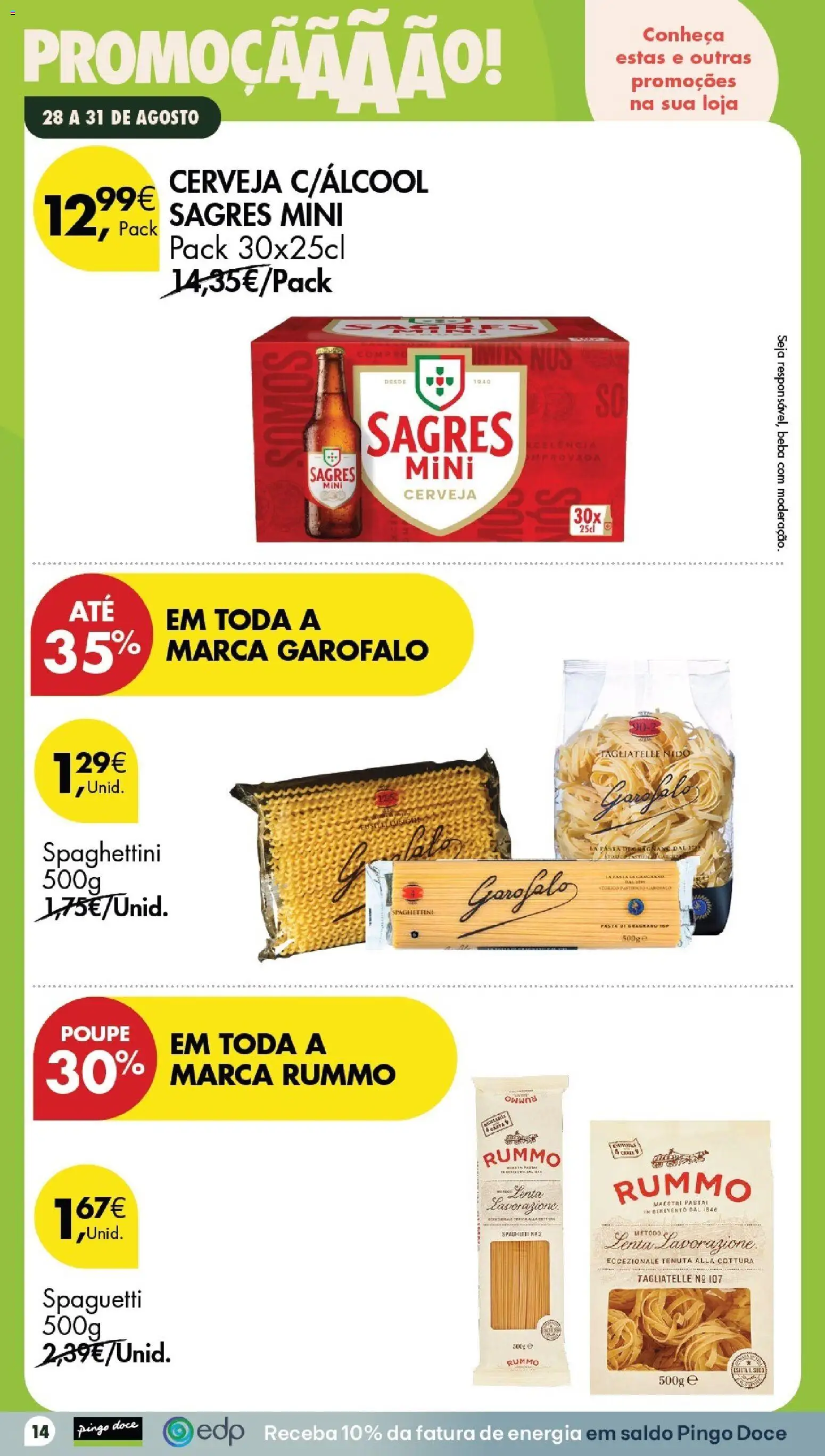 Pingo Doce Poupe este Fim de Semana │ válido de 28/08/2026 | Página: 14 | Produtos: Cerveja