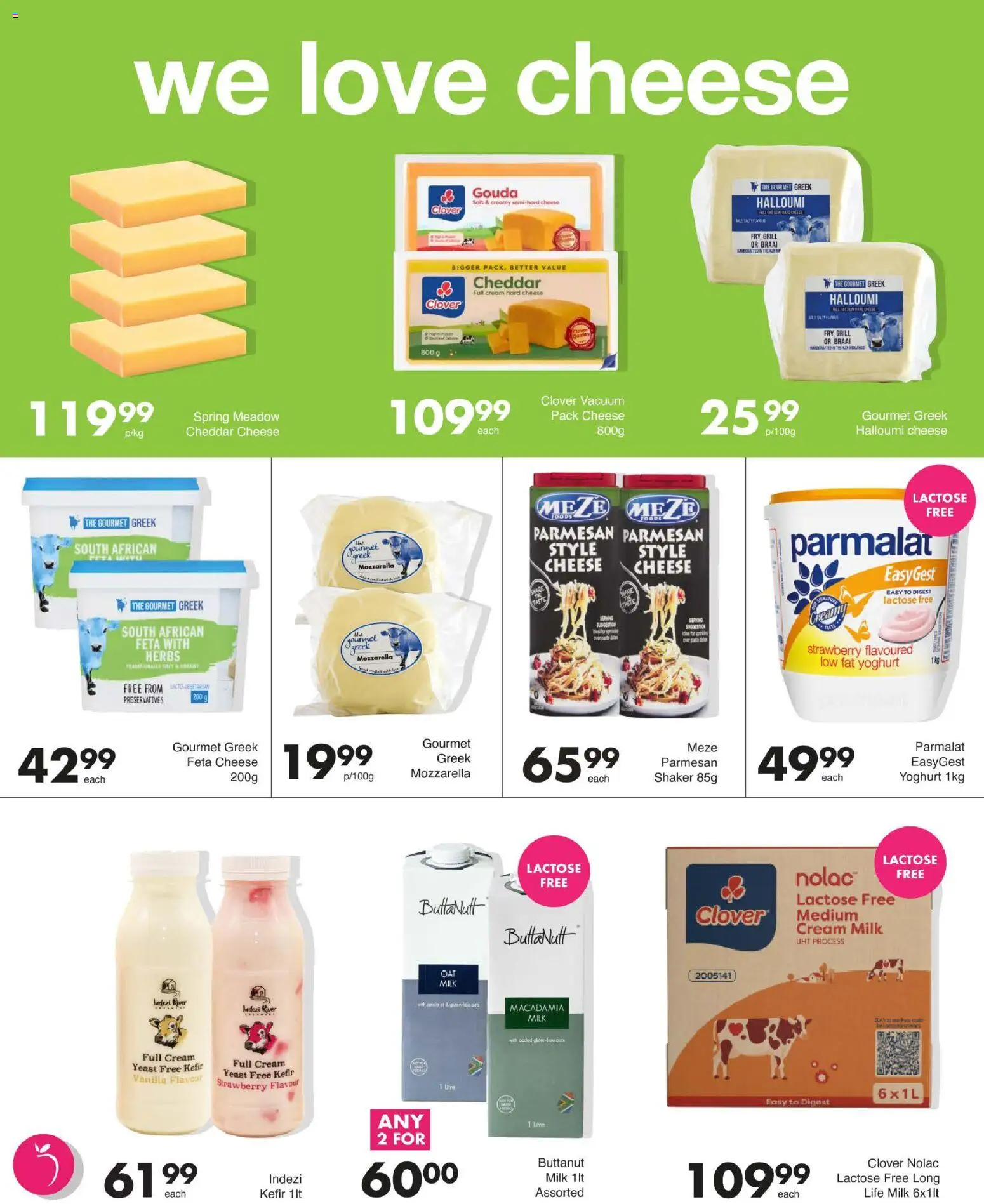 New Save catalogue – valid from 29/09/2026 | Page: 8 | Products: Grill, Milk, Feta cheese, Mozzarella