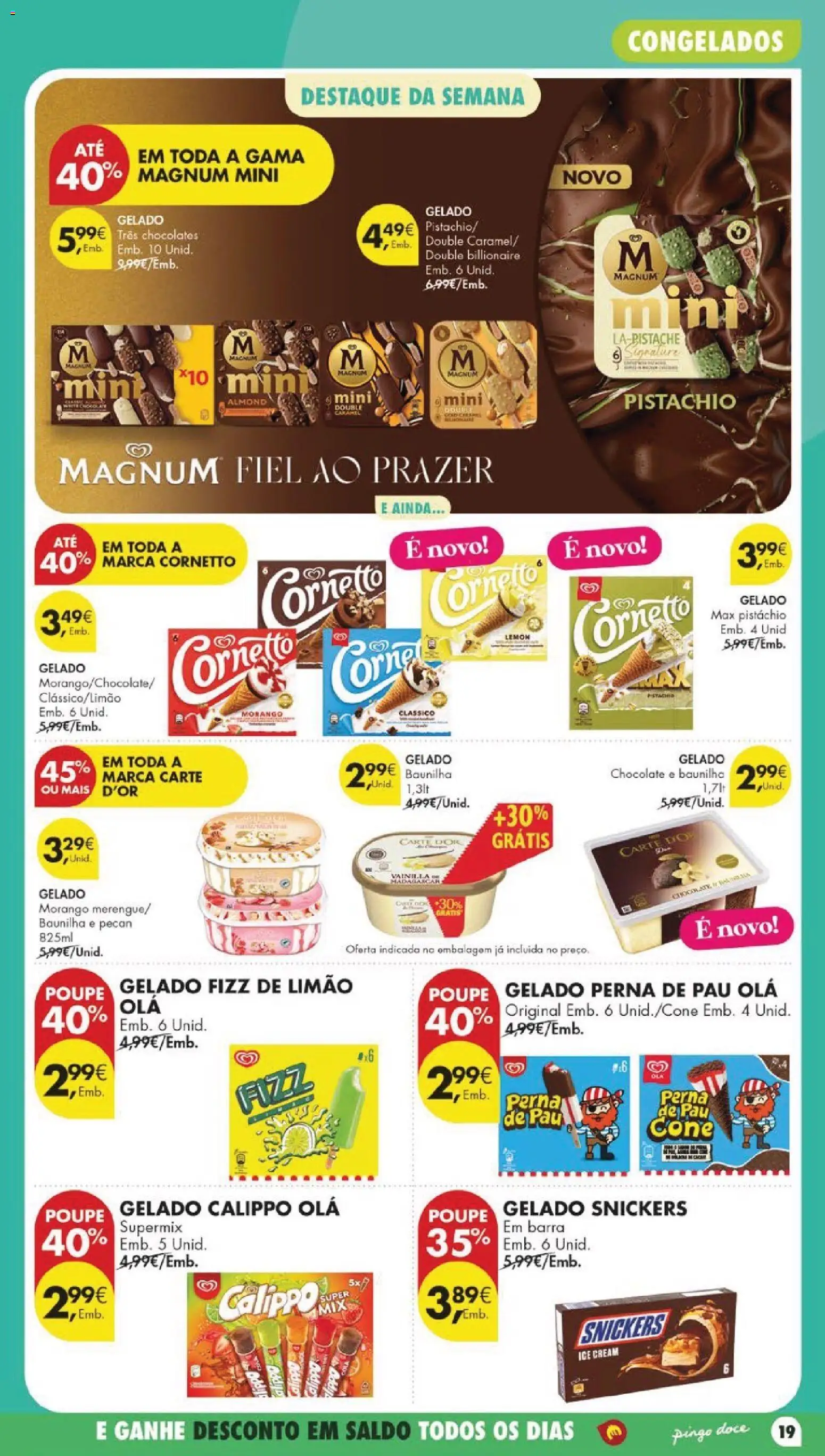 Pingo Doce folheto │ válido de 07/07/2026 | Página: 23 | Produtos: Chocolates, Gelado, Chocolate